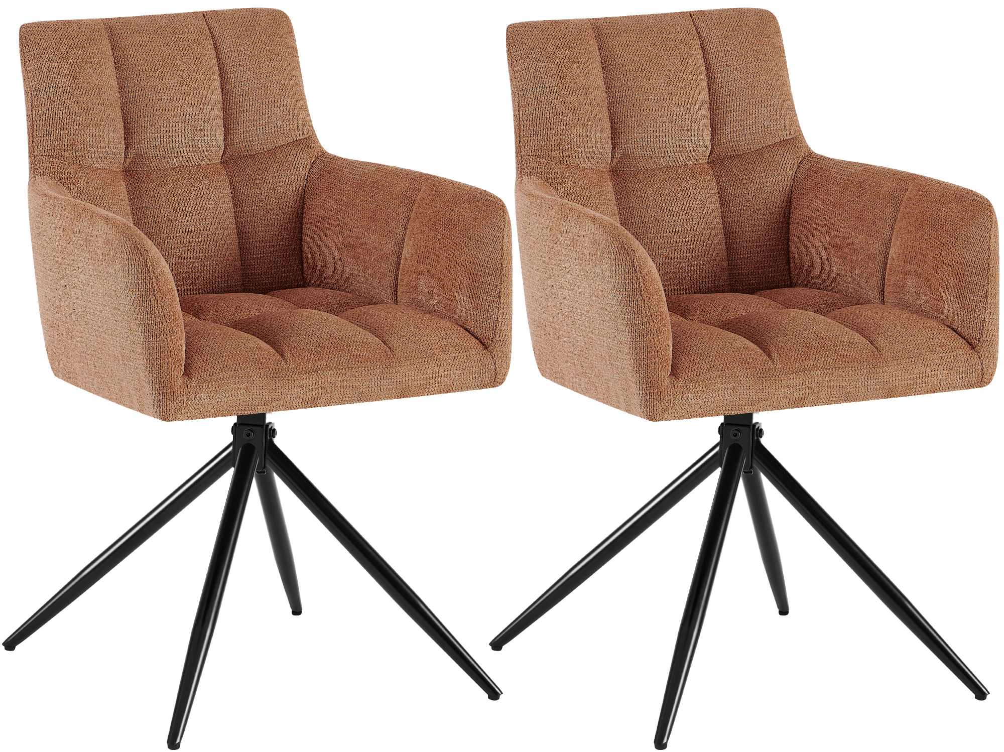 2er Set Esszimmerstuhl Jonah Stoff