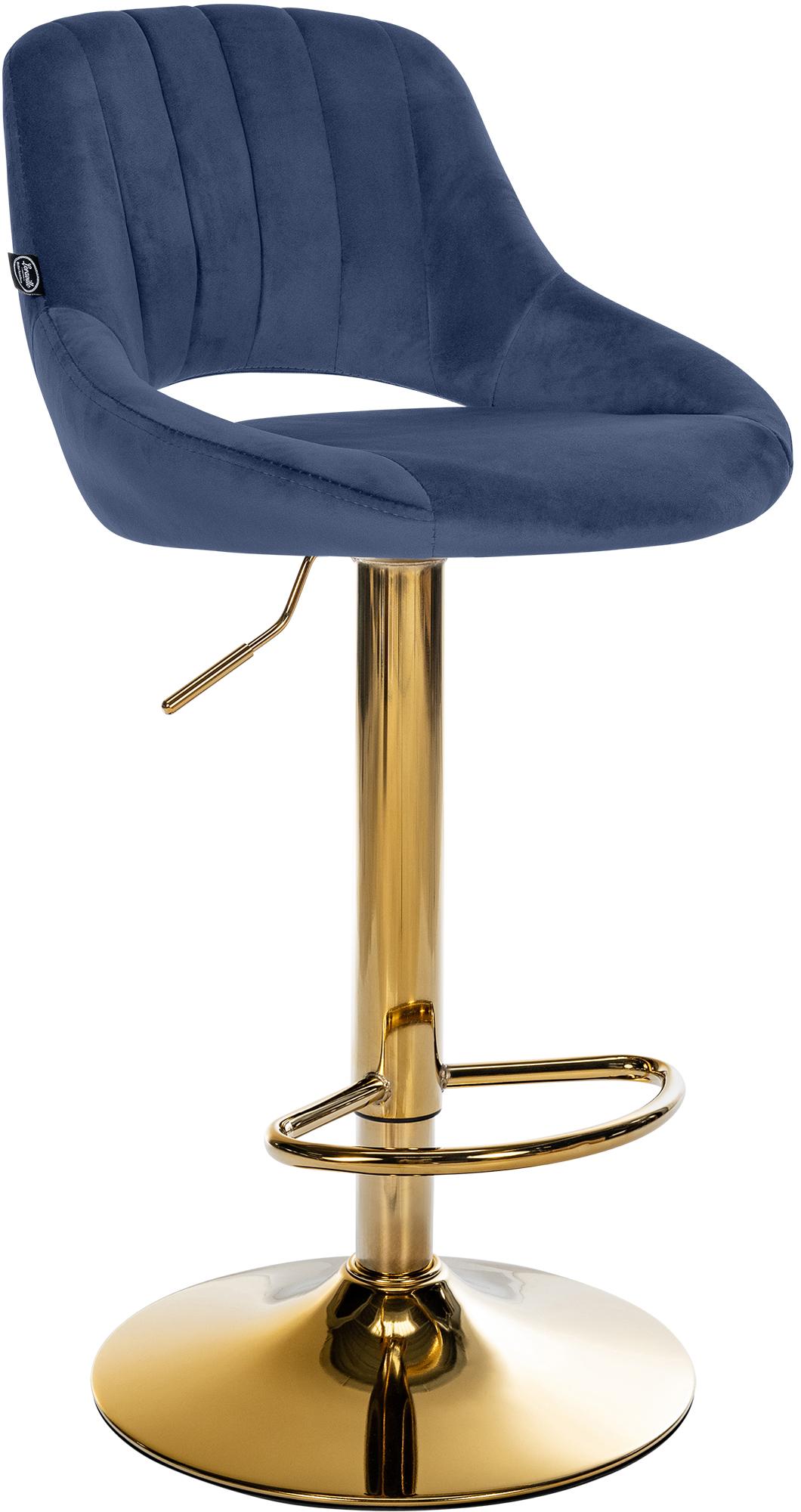 Barhocker Milet Samt gold