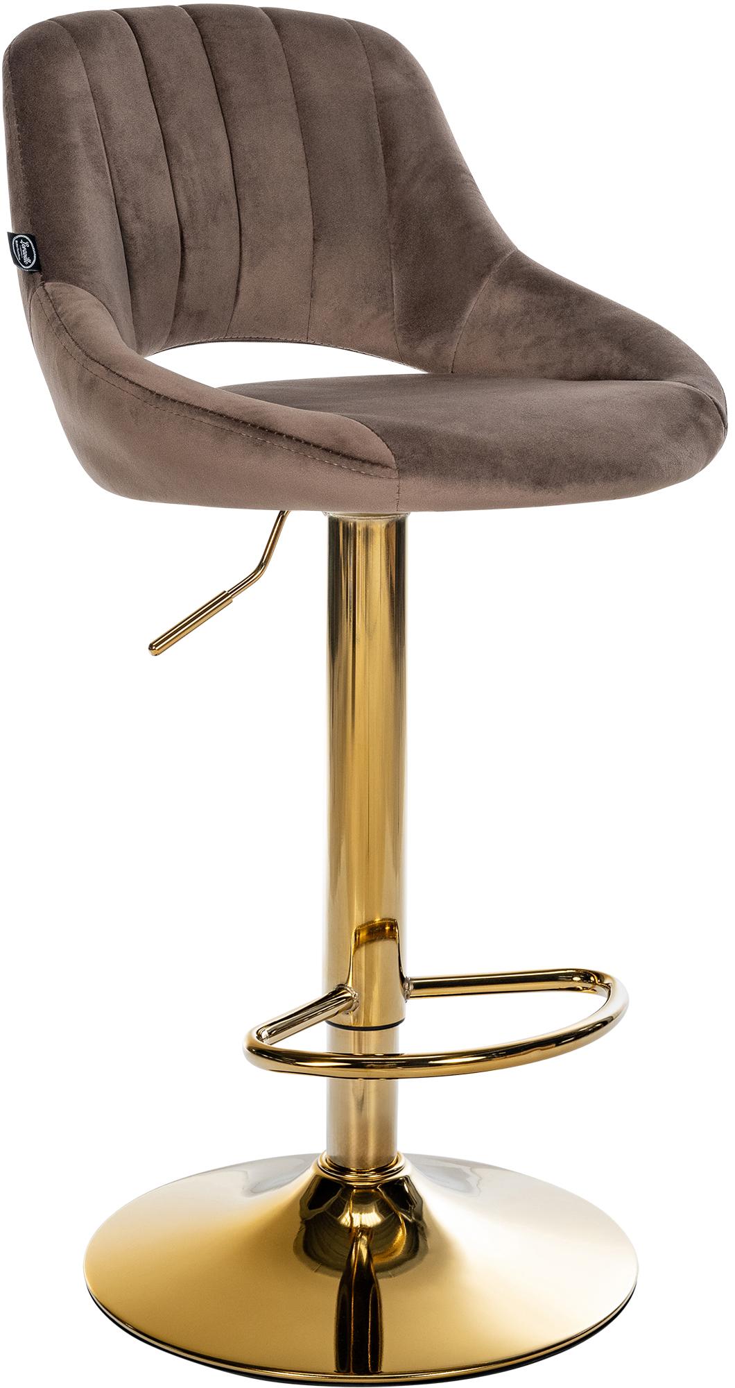 Barhocker Milet Samt gold