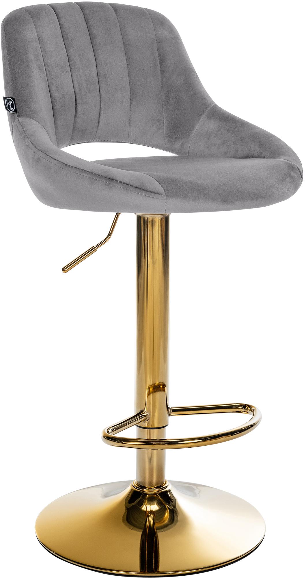 Barhocker Milet Samt gold