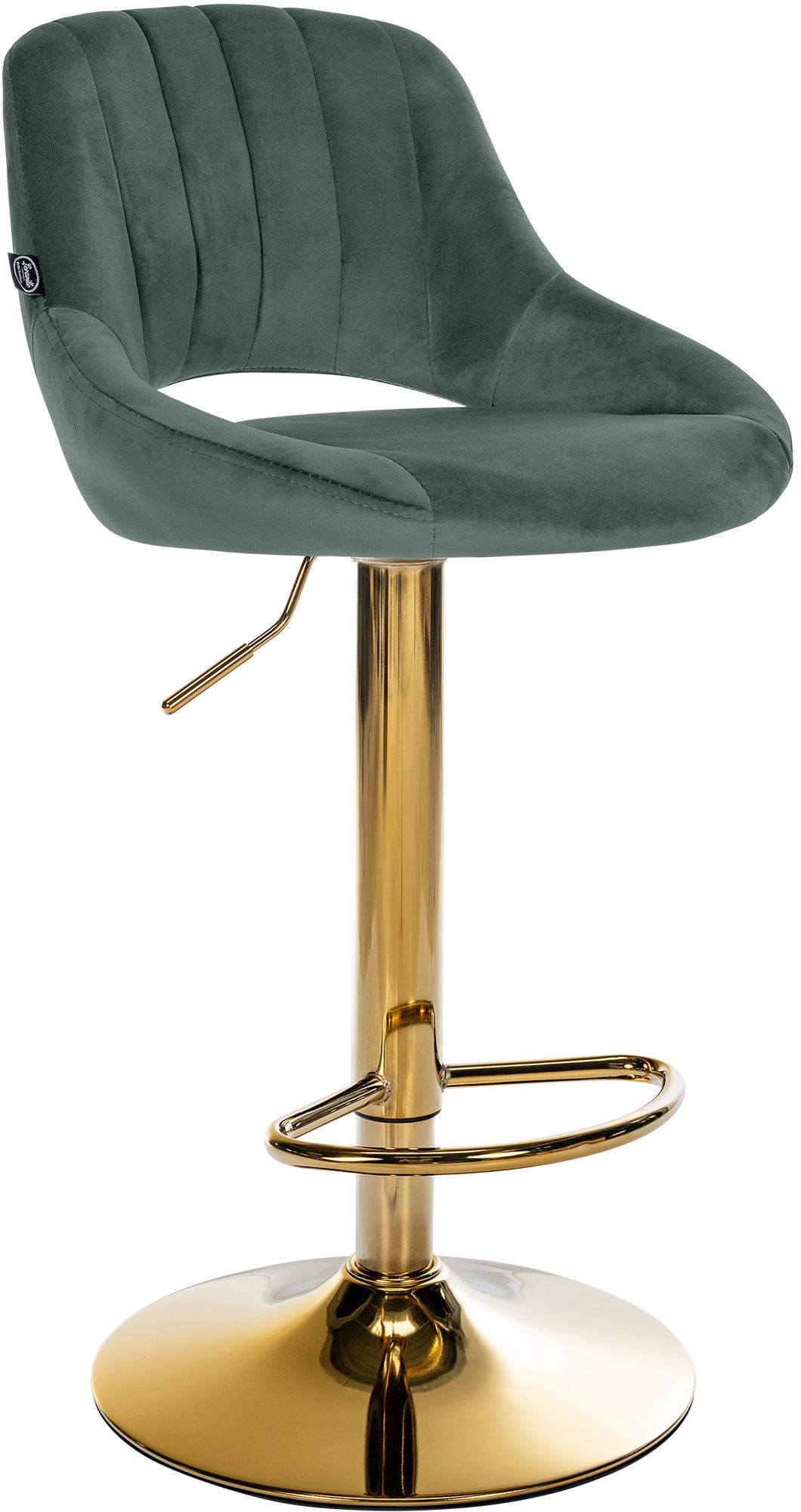 Barhocker Milet Samt gold