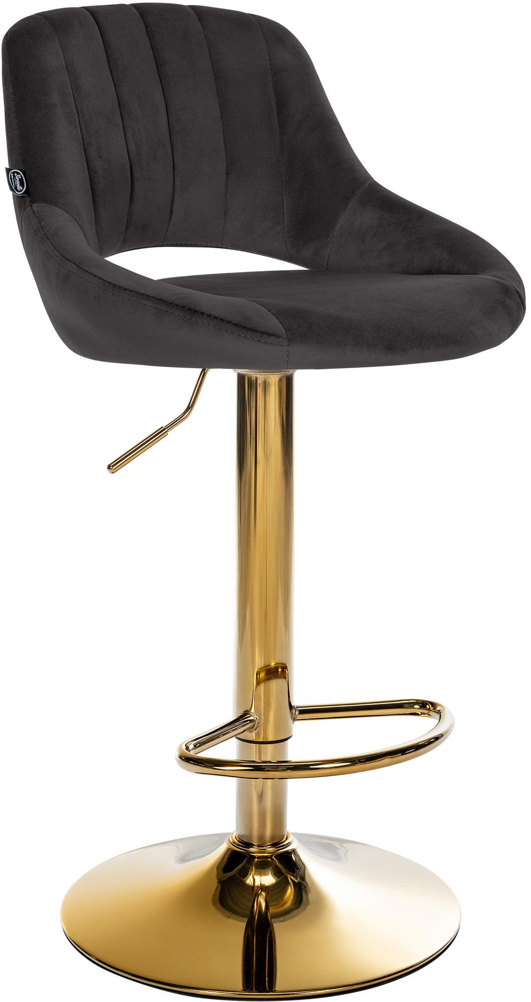 Barhocker Milet Samt gold
