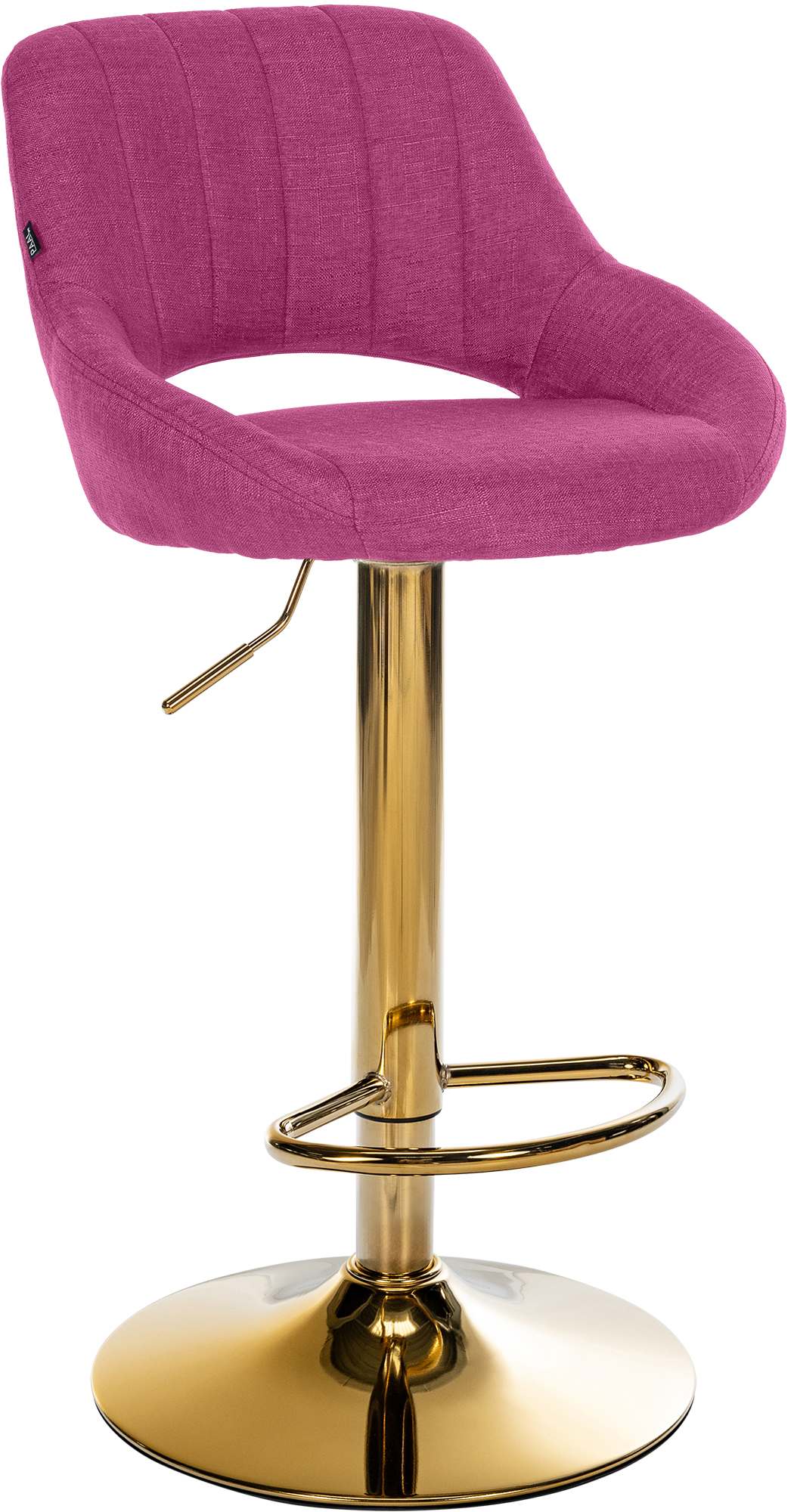 Barhocker Milet Stoff gold