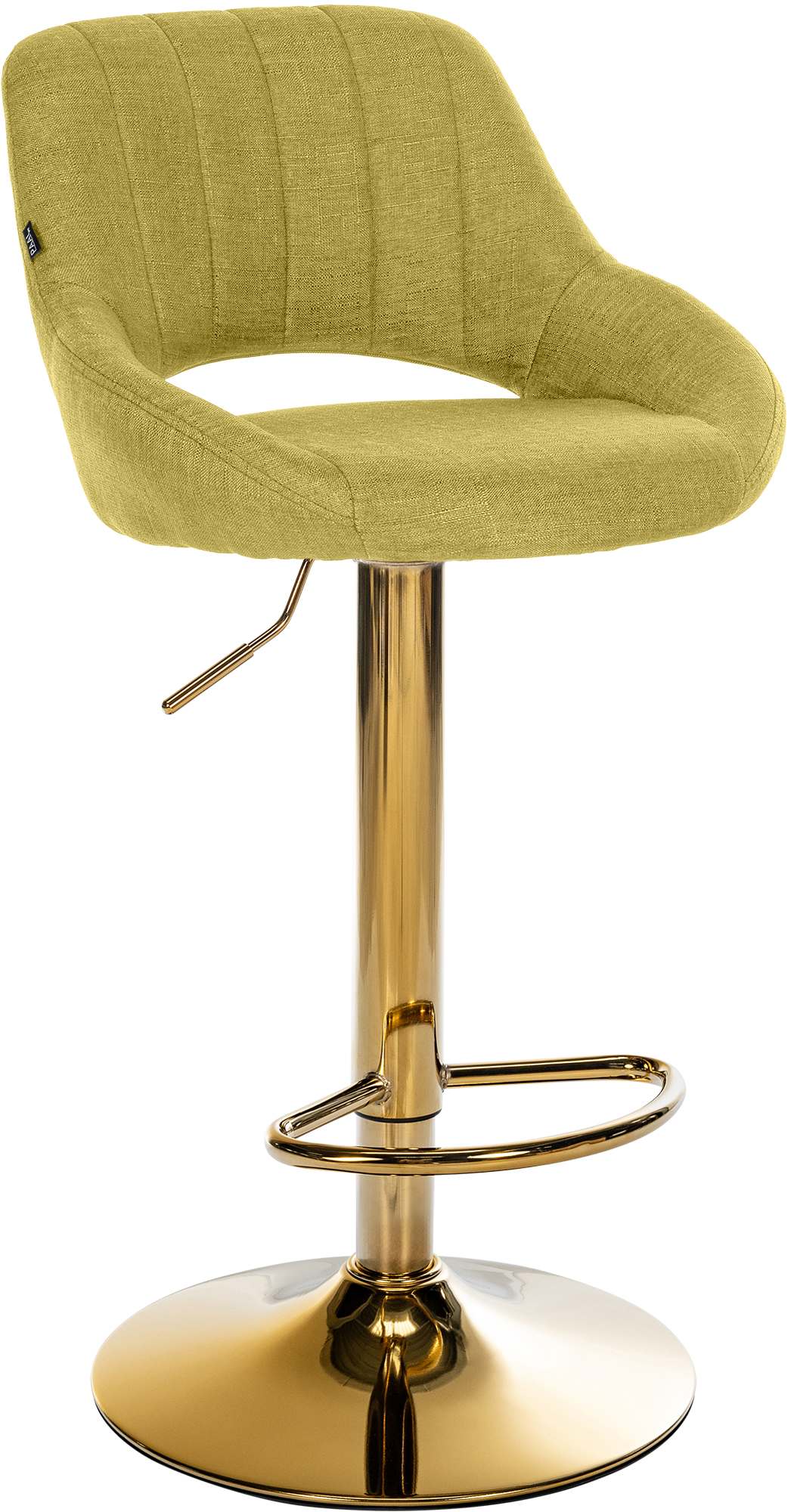Barhocker Milet Stoff gold