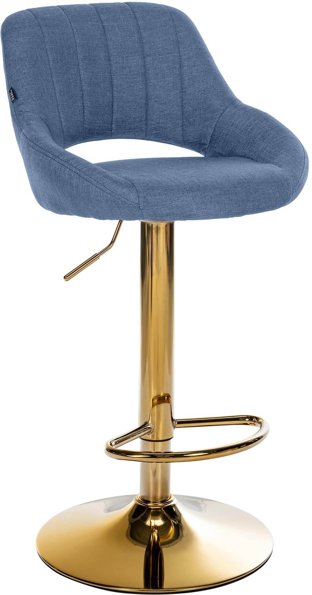 Barhocker Milet Stoff gold