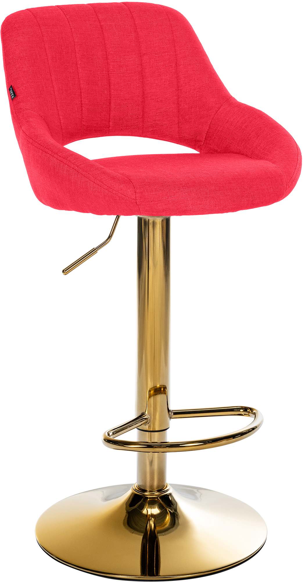 Barhocker Milet Stoff gold