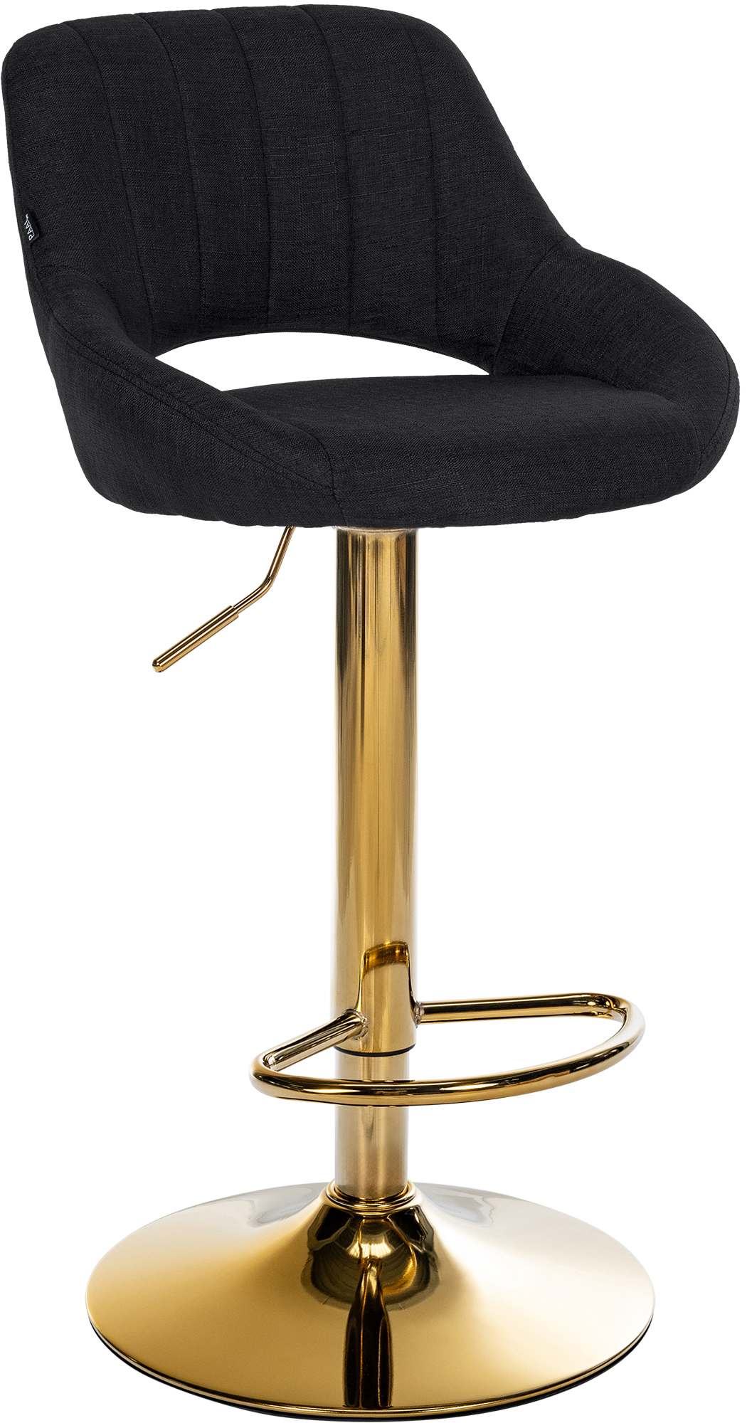 Barhocker Milet Stoff gold