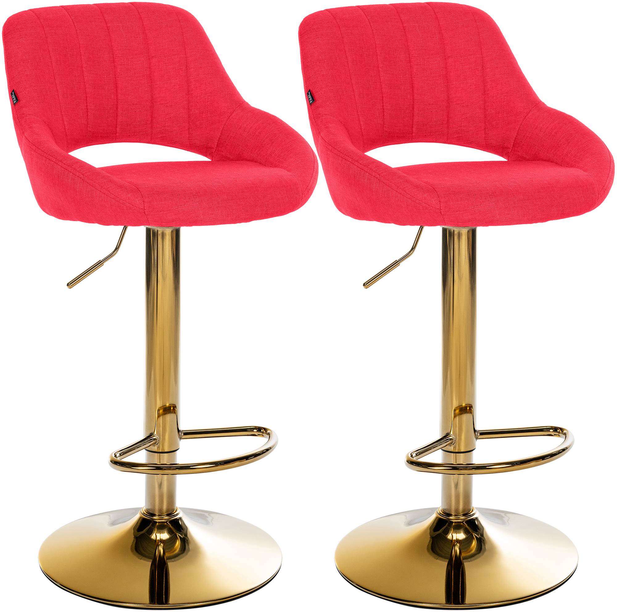 2er Set Barhocker Milet Stoff G