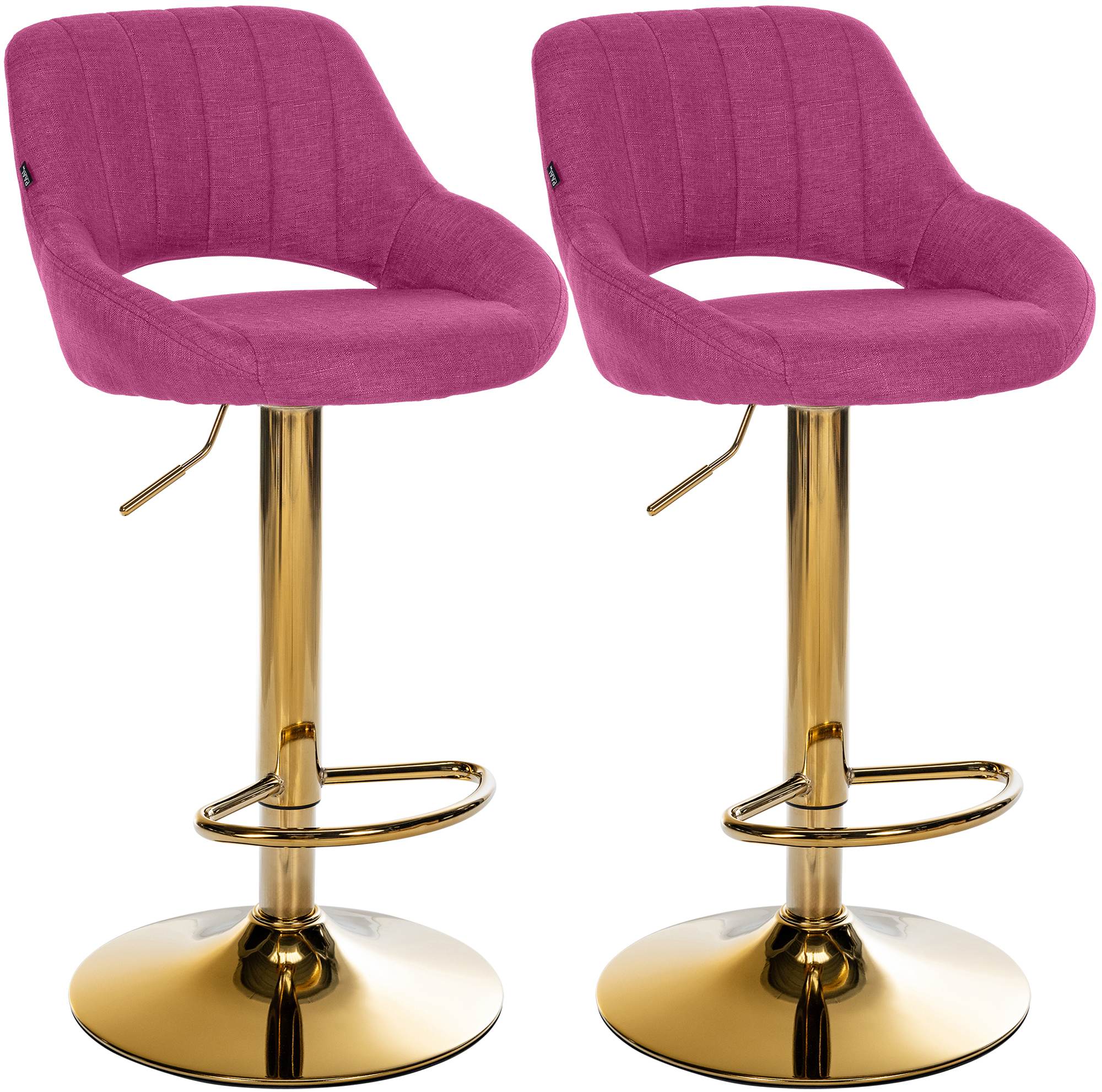 2er Set Barhocker Milet Stoff G