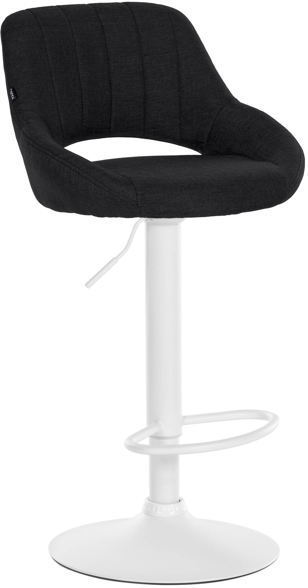 Barhocker Milet Stoff wei�