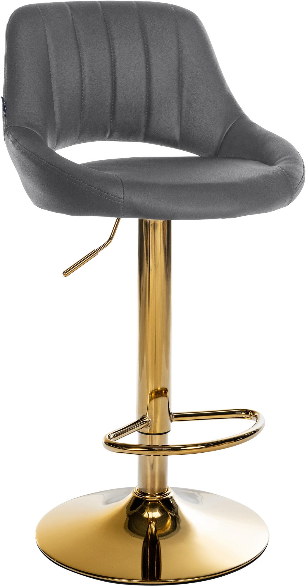 Barhocker Milet Kunstleder gold