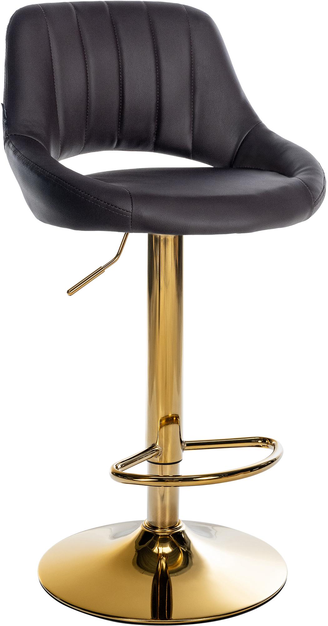 Barhocker Milet Kunstleder gold