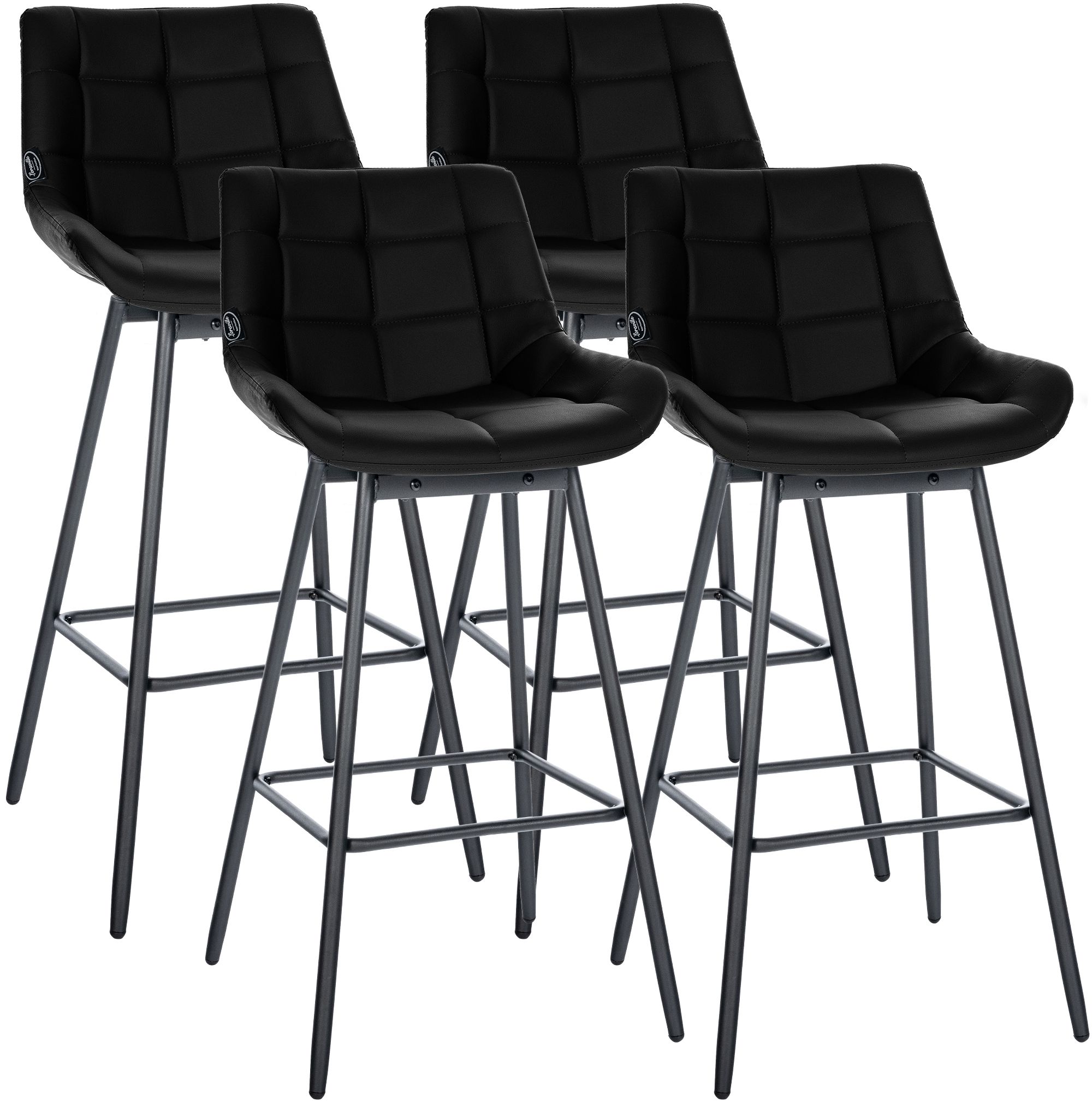 4er Set Barhocker Weston Schwenkbar Kunstleder
