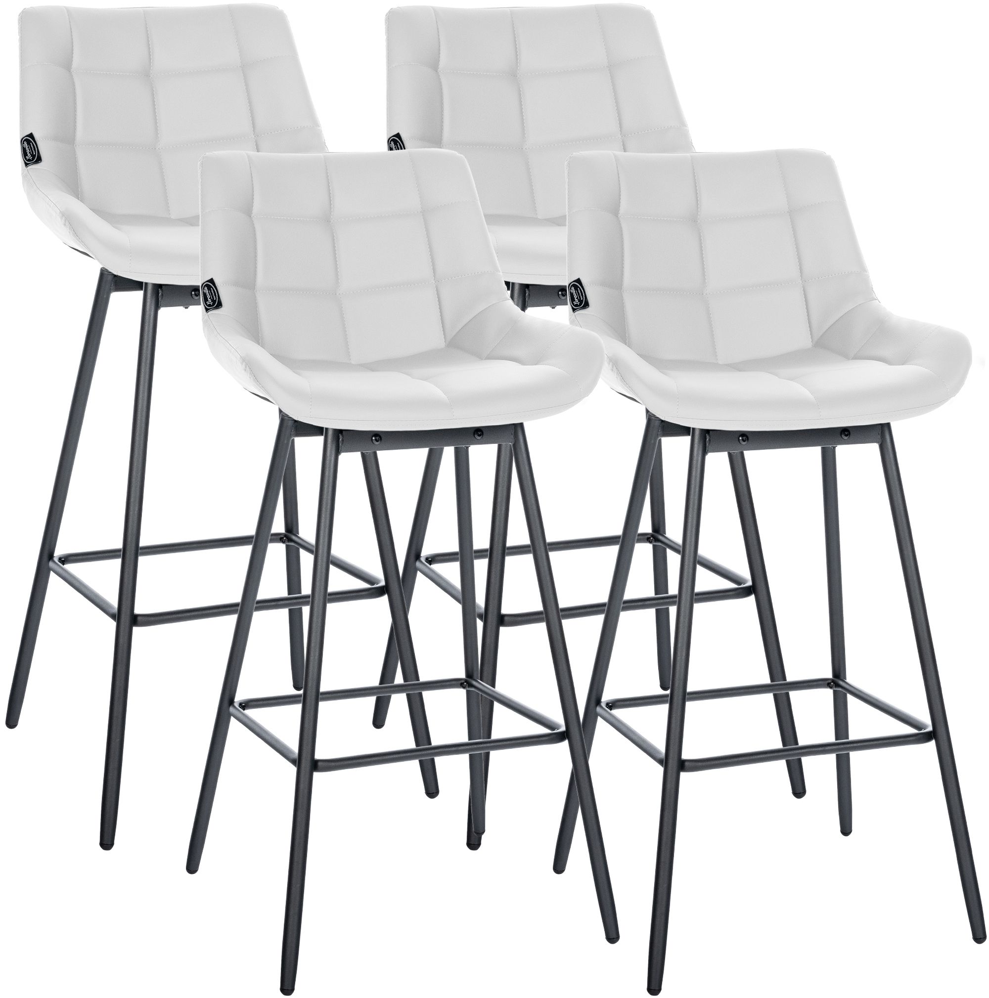 4er Set Barhocker Weston Schwenkbar Kunstleder