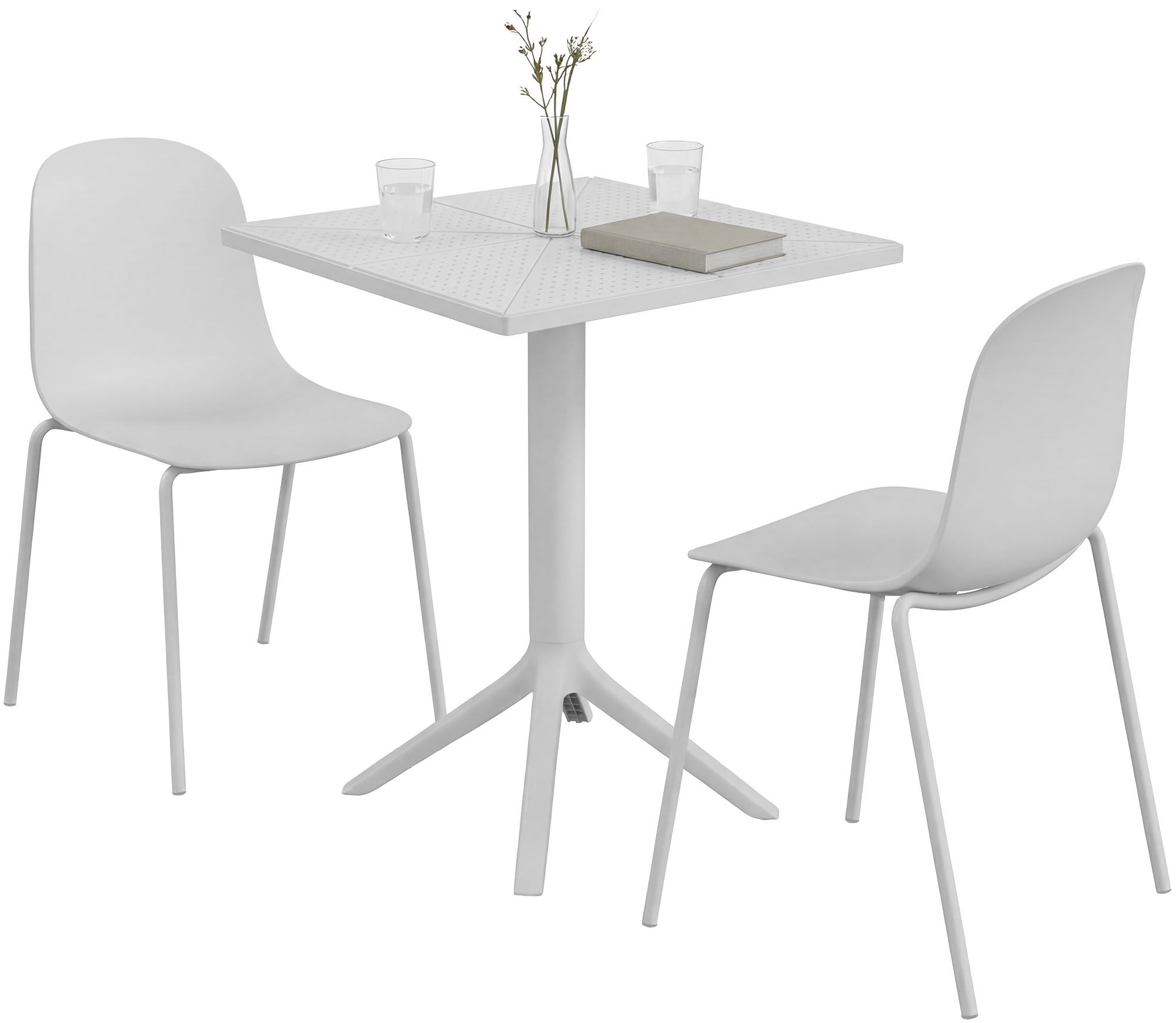 Gartenmöbel-Set Nerra mit 2 Stühlen