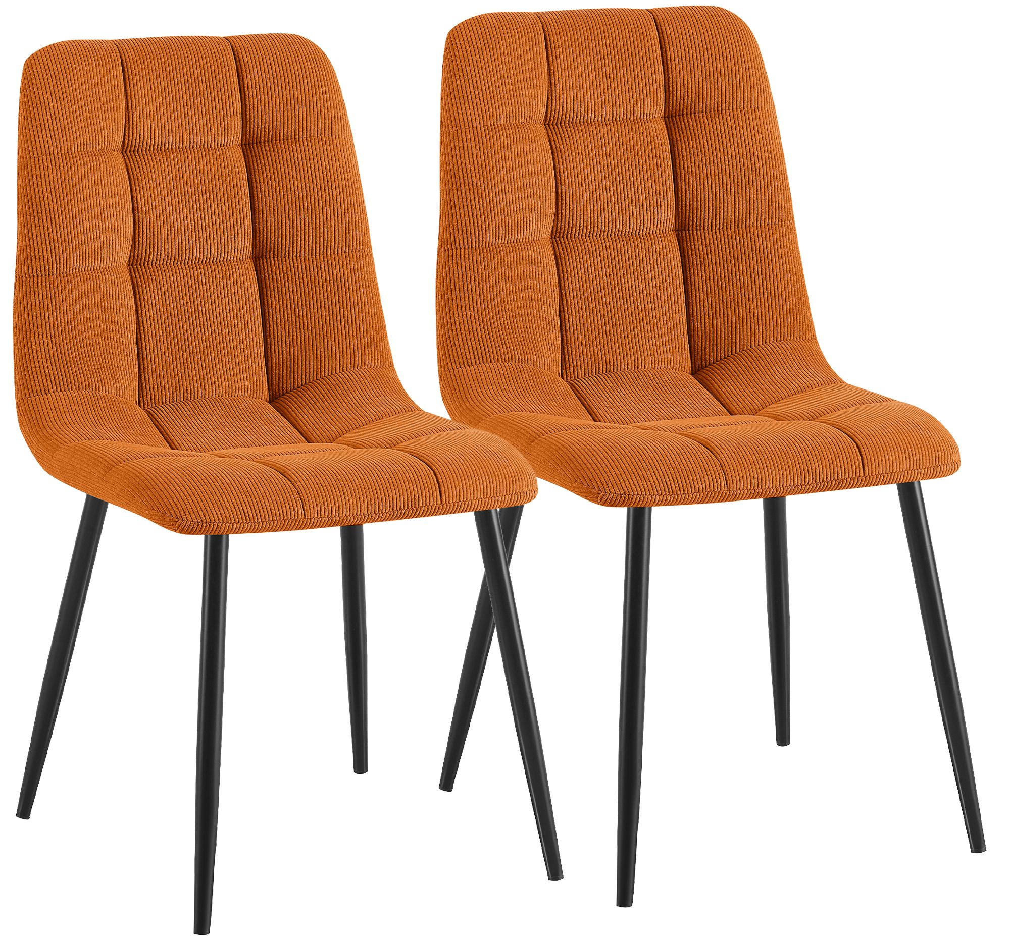 2er Set Esszimmerstuhl Antibes Cord