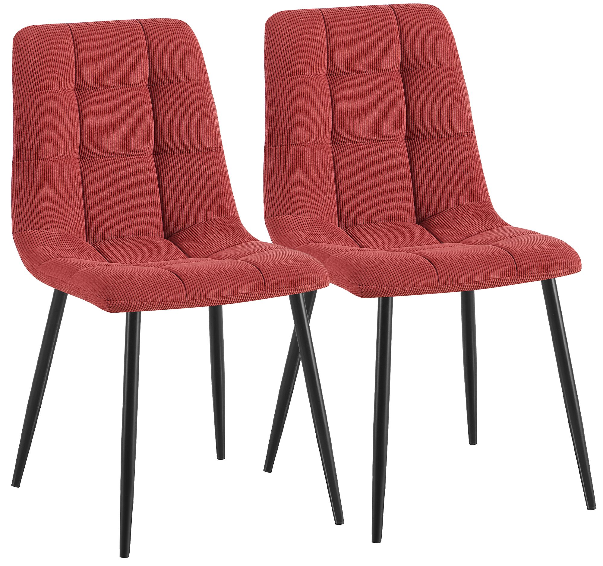 2er Set Esszimmerstuhl Antibes Cord