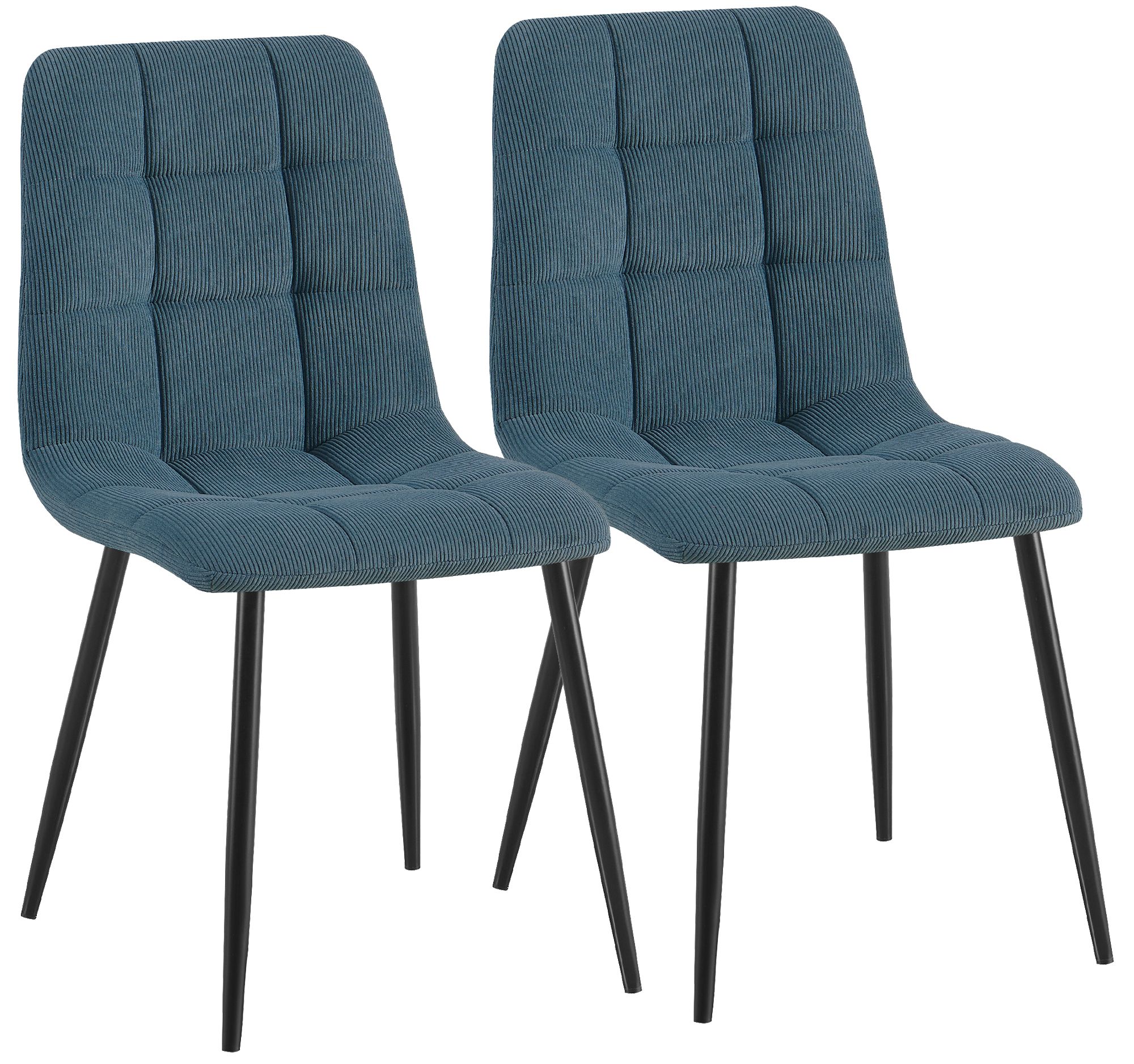 2er Set Esszimmerstuhl Antibes Cord