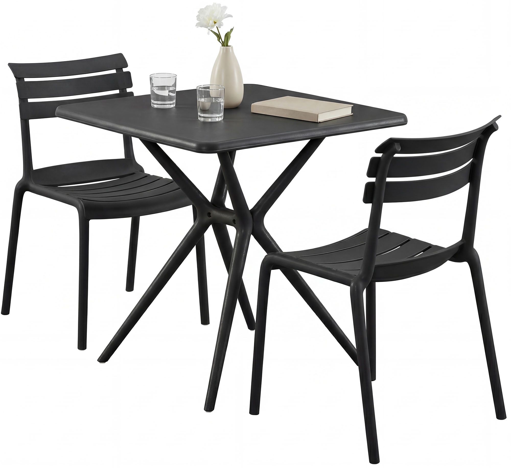 Gartenmöbel-Set Vela mit 2 Stühlen
