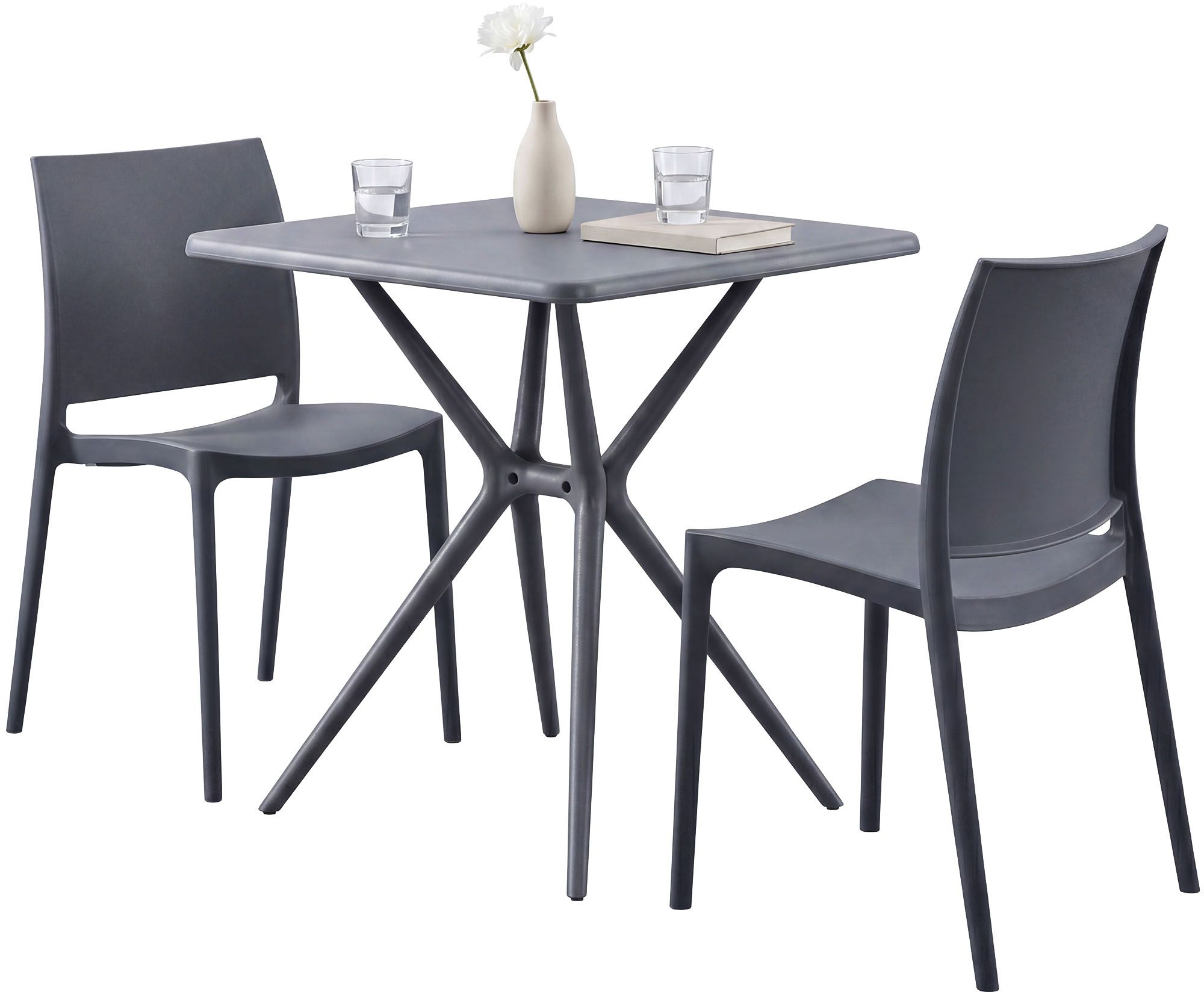 Gartenmöbel-Set Amino mit 2 Stühlen