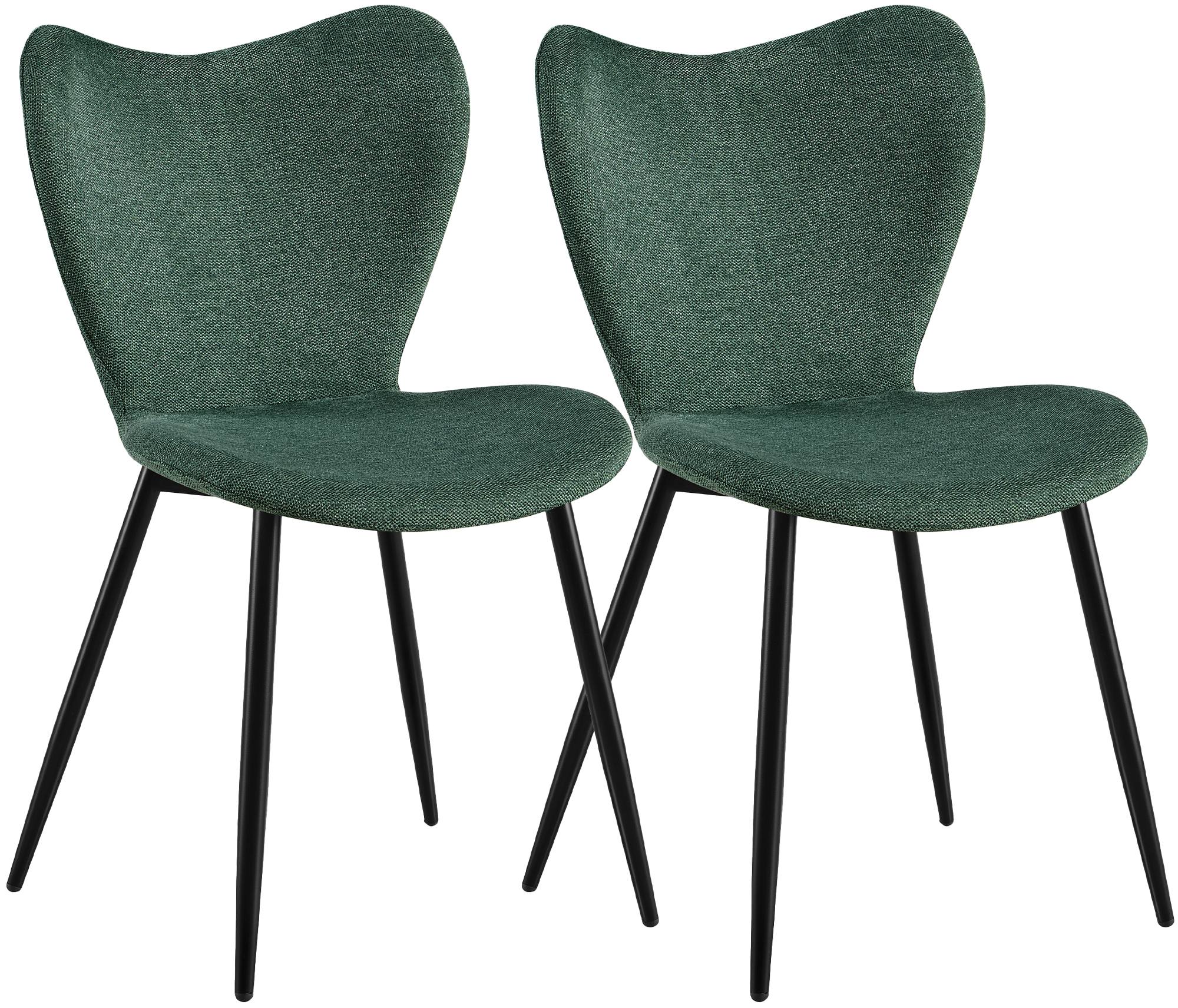 2er Set Esszimmerstuhl Maika Stoff