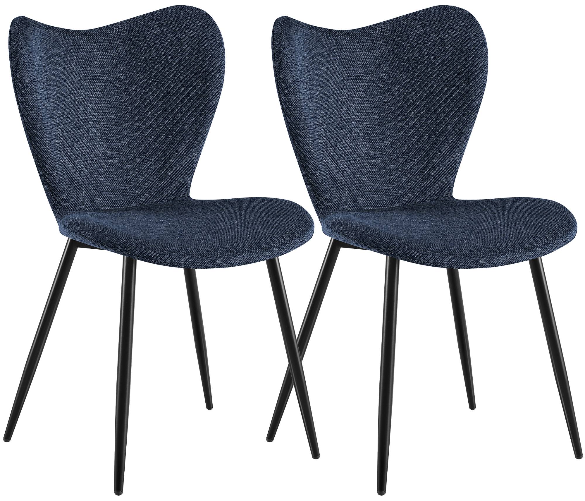 2er Set Esszimmerstuhl Maika Stoff