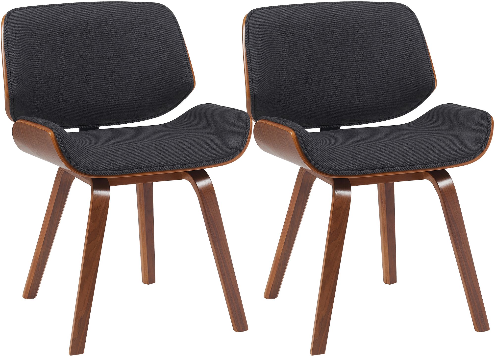 2er Set Besucherstuhl Beverley Stoff