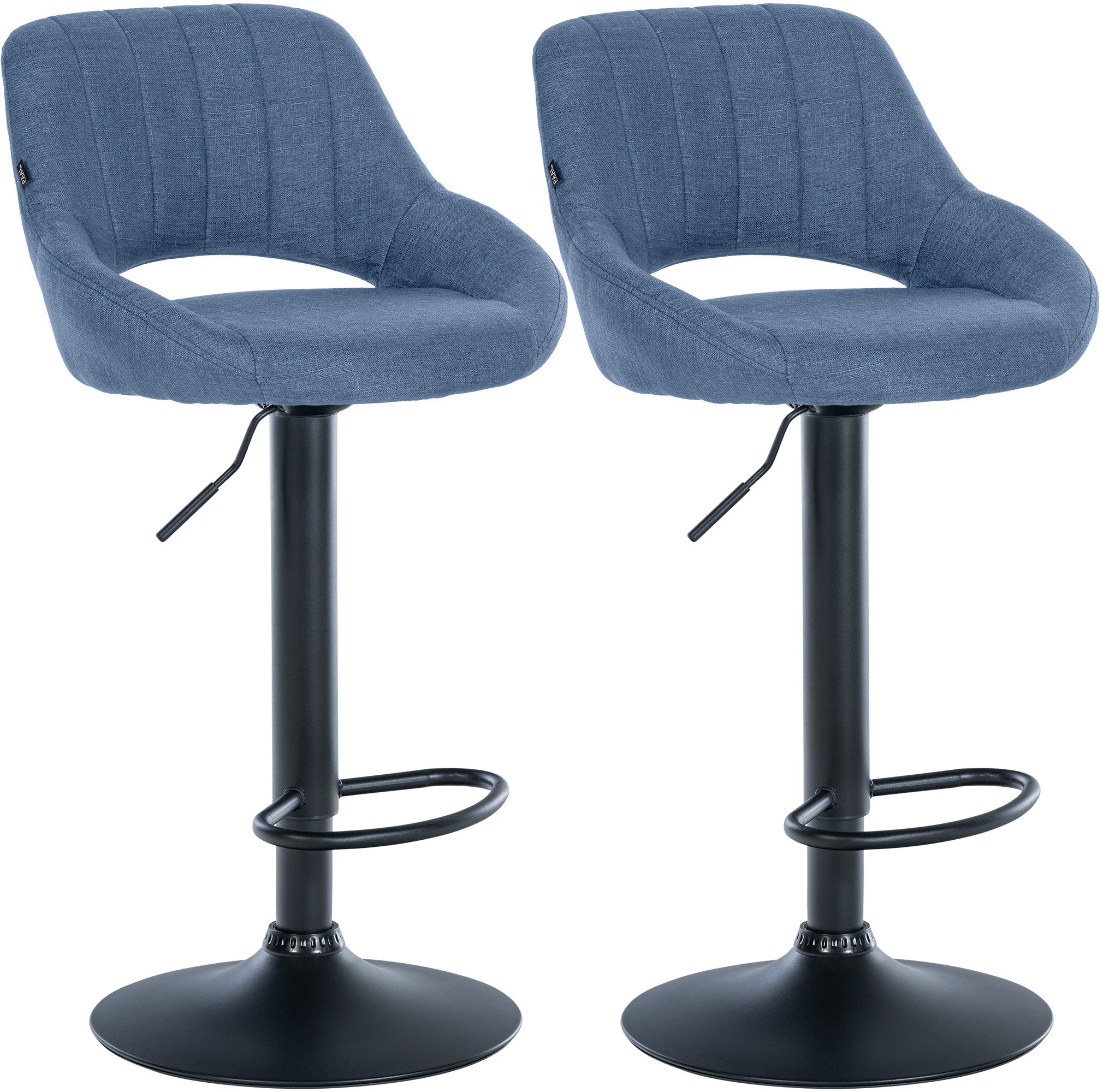 2er Set Barhocker Milet Stoff B