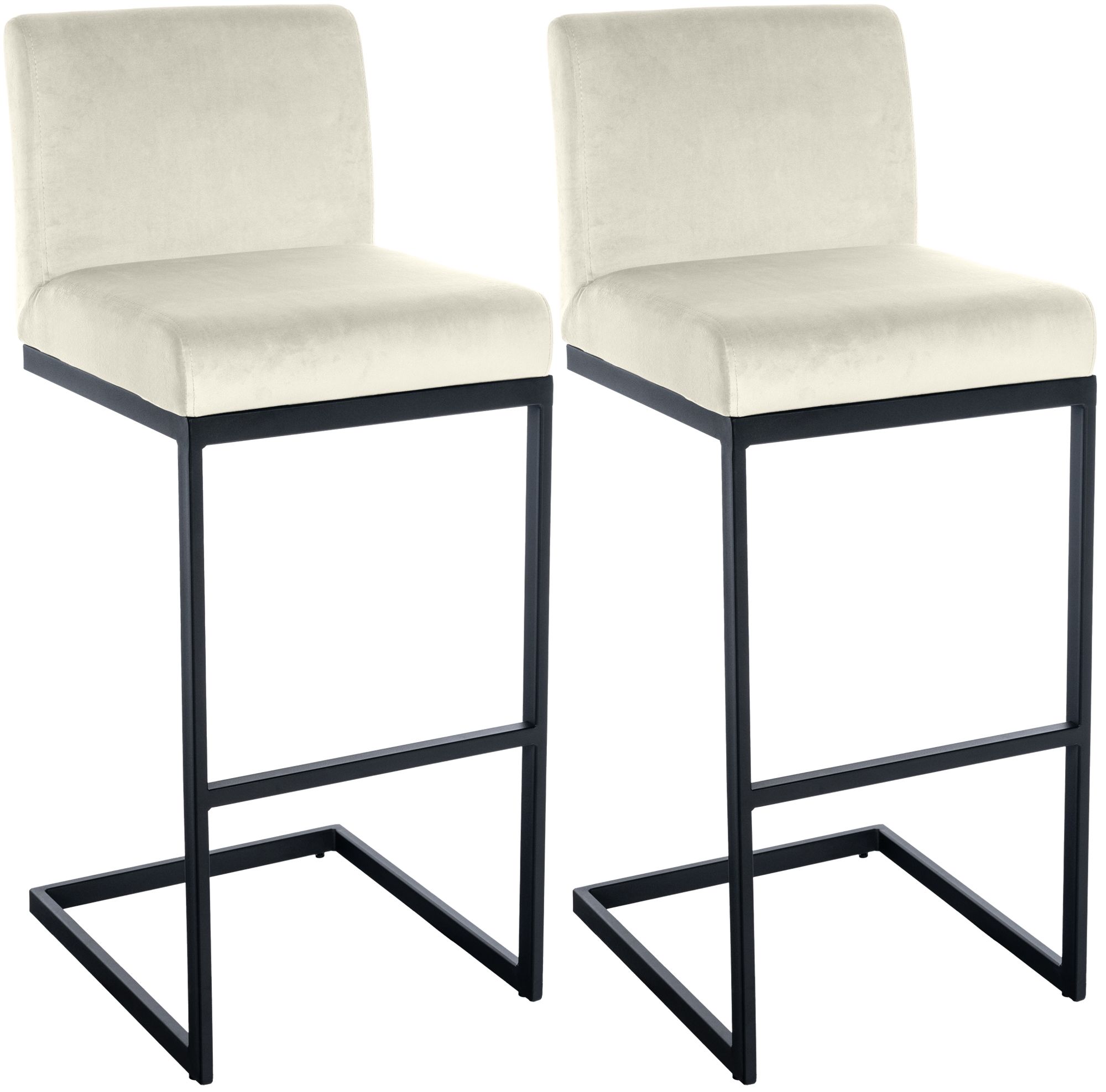 2er Set Barhocker Hopewell Samt B