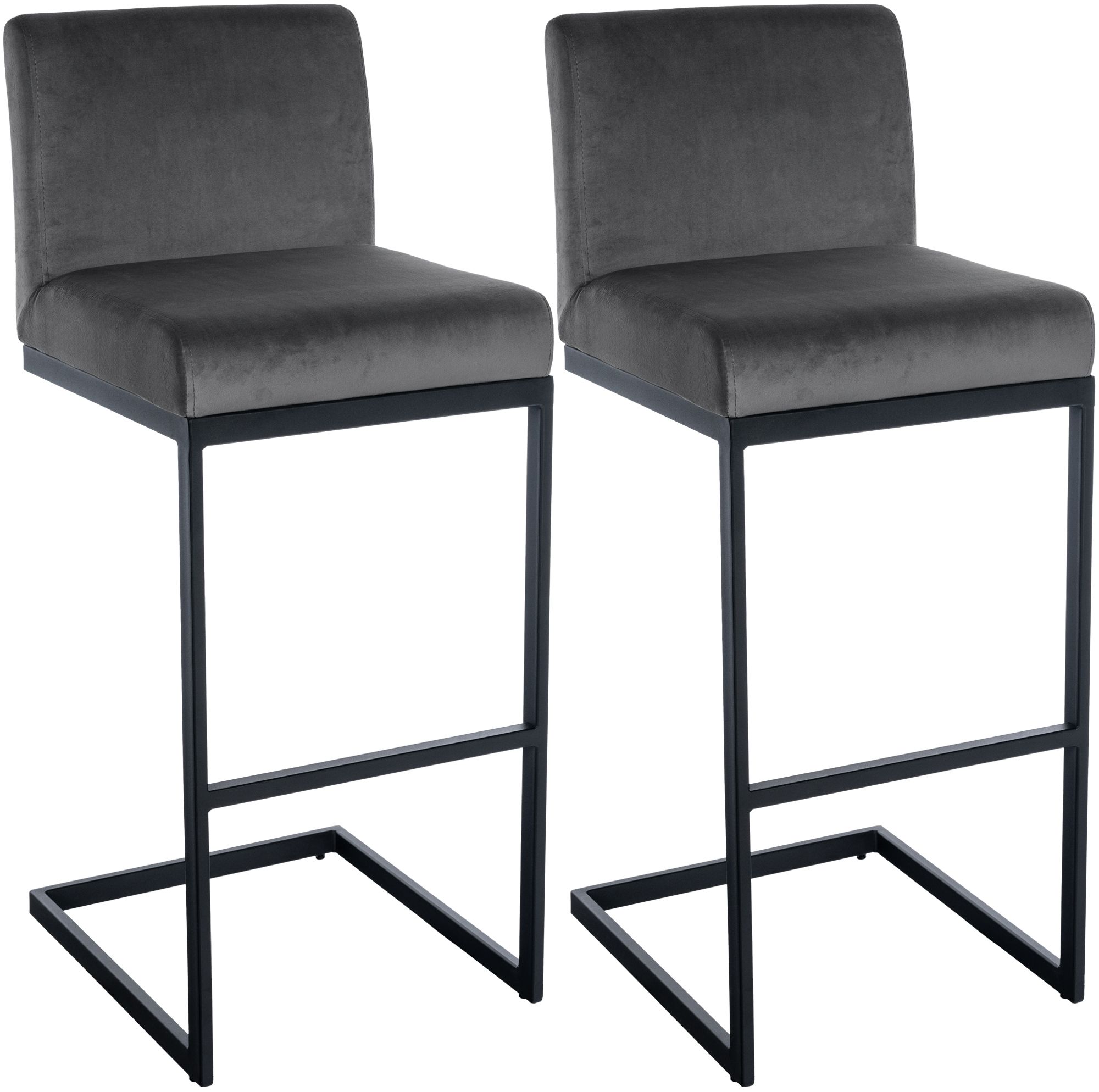 2er Set Barhocker Hopewell Samt B
