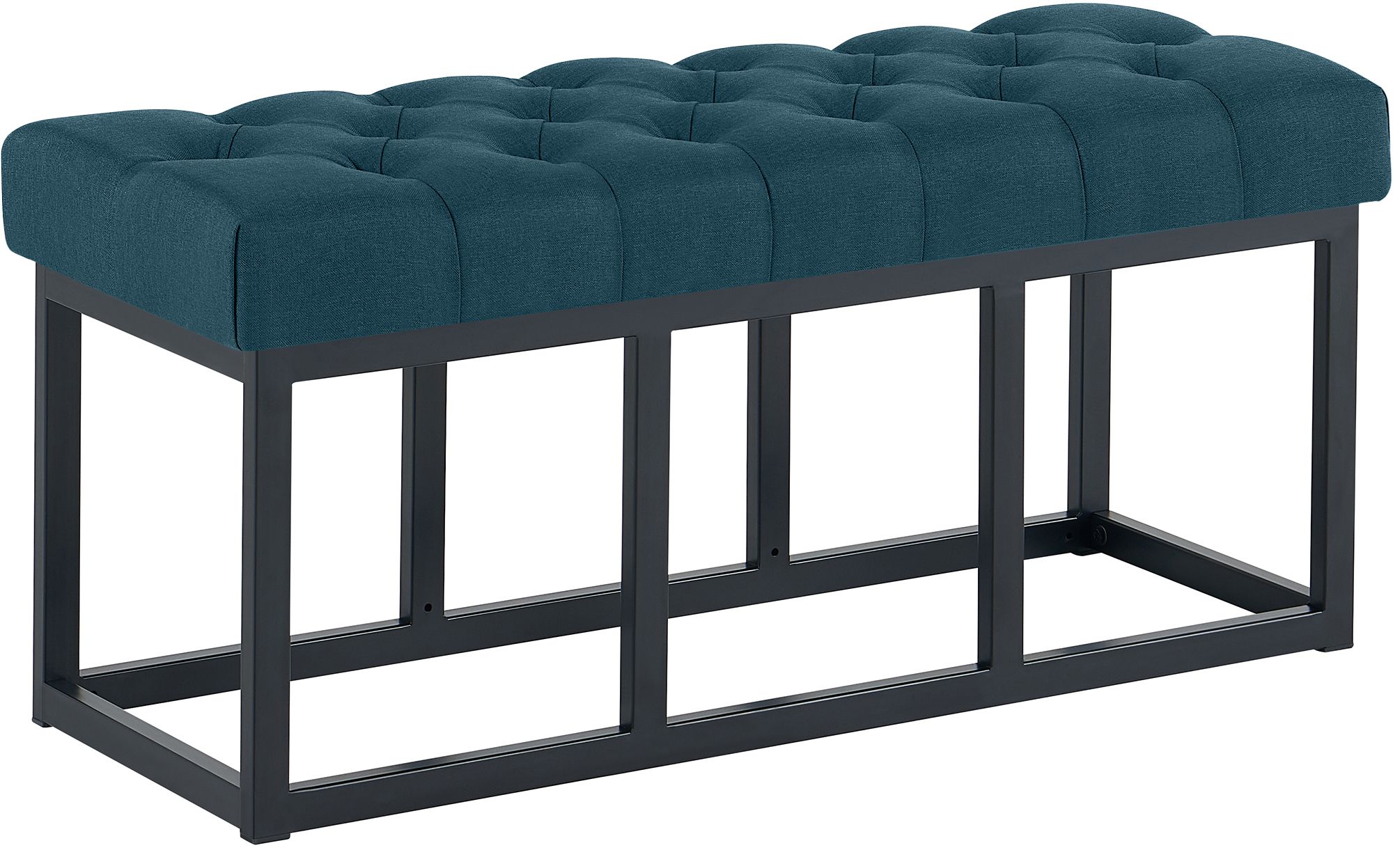 Sitzbank Amun Stoff Schwarz 100 cm