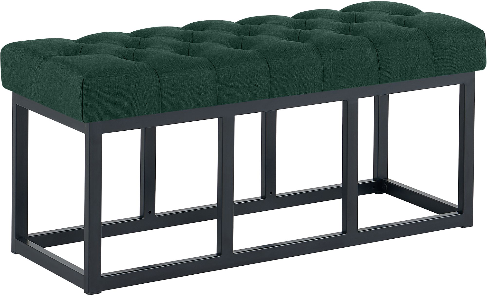 Sitzbank Amun Stoff Schwarz 100 cm