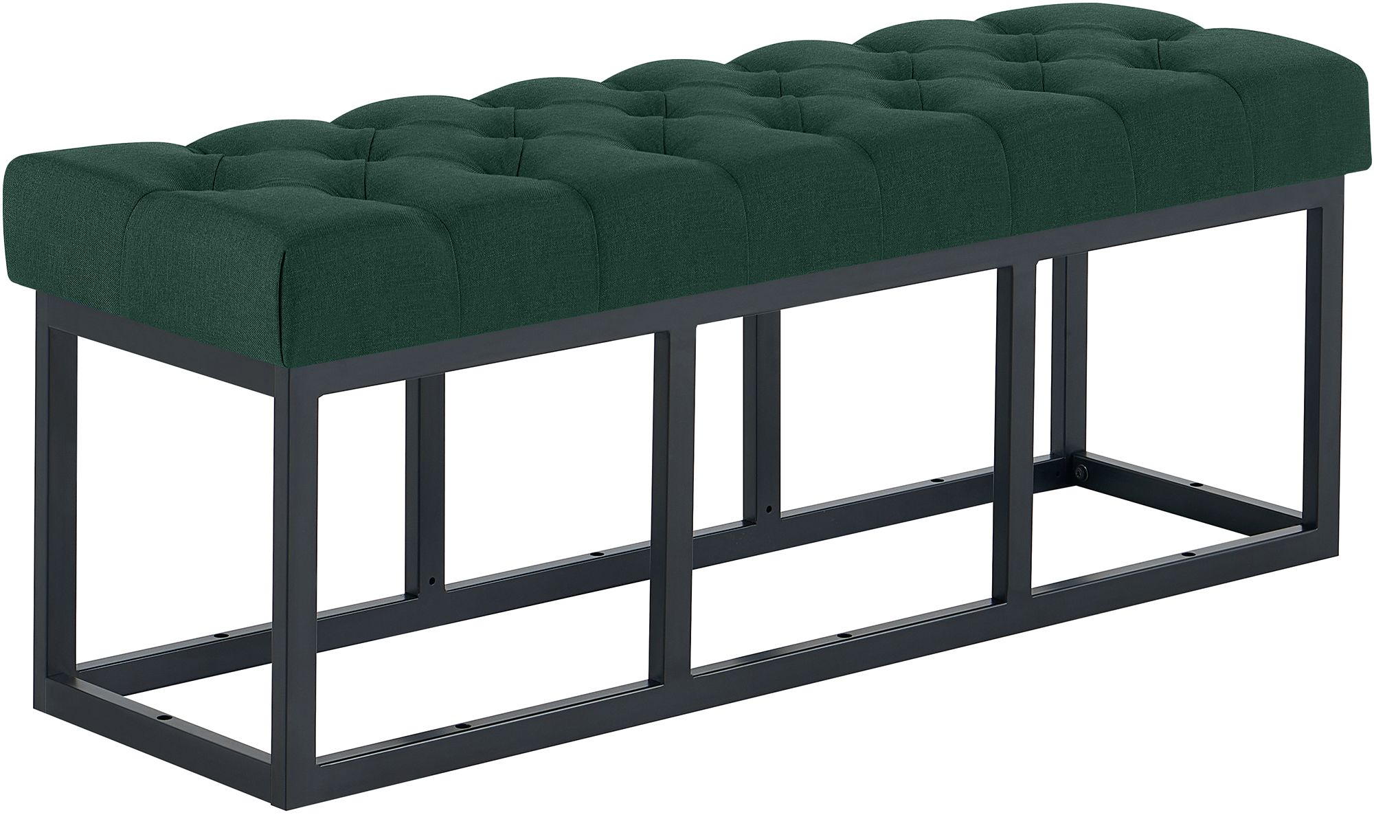 Sitzbank Amun Stoff Schwarz 120 cm