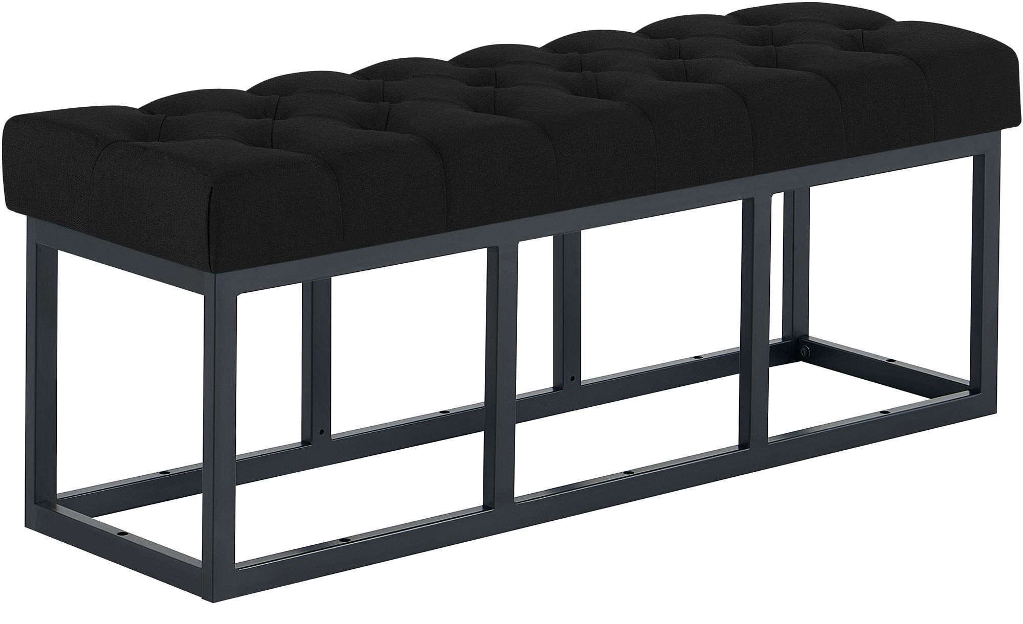 Sitzbank Amun Stoff Schwarz 120 cm