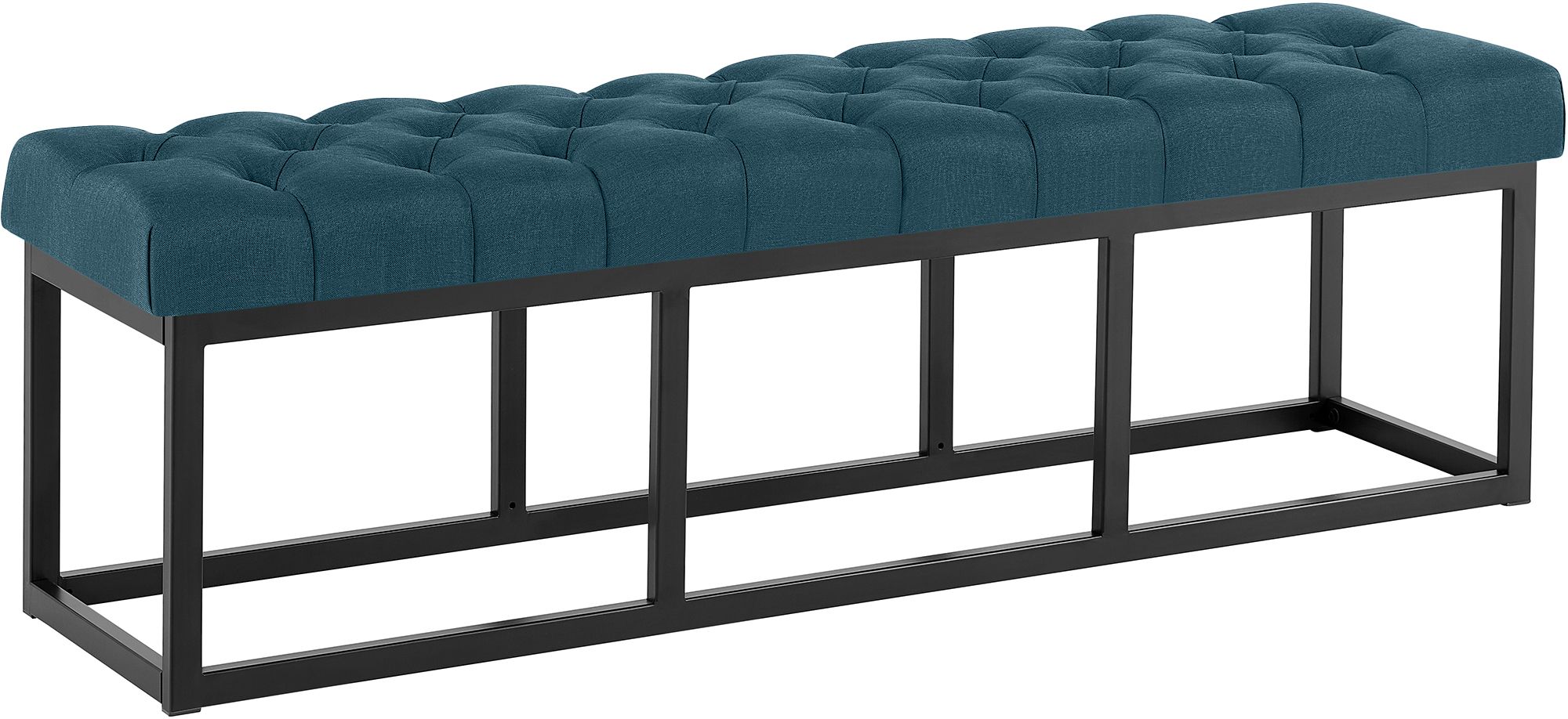 Sitzbank Amun Stoff Schwarz 150 cm