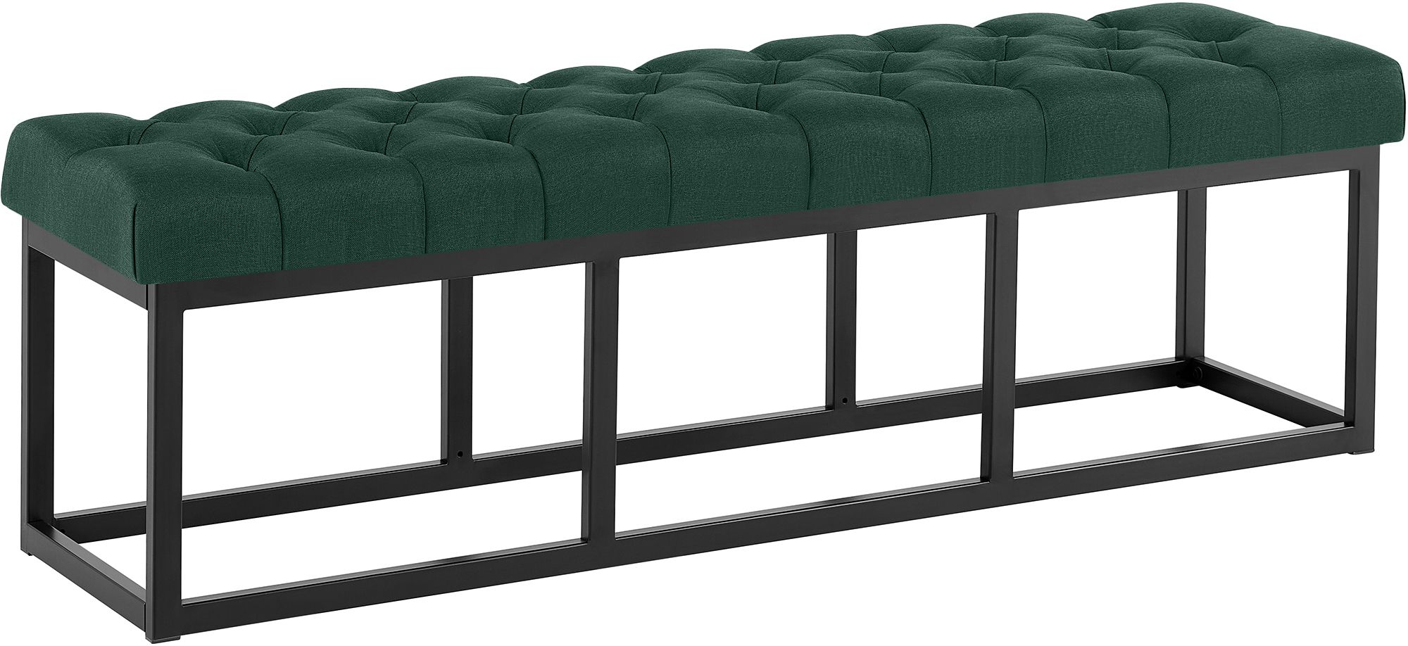 Sitzbank Amun Stoff Schwarz 150 cm