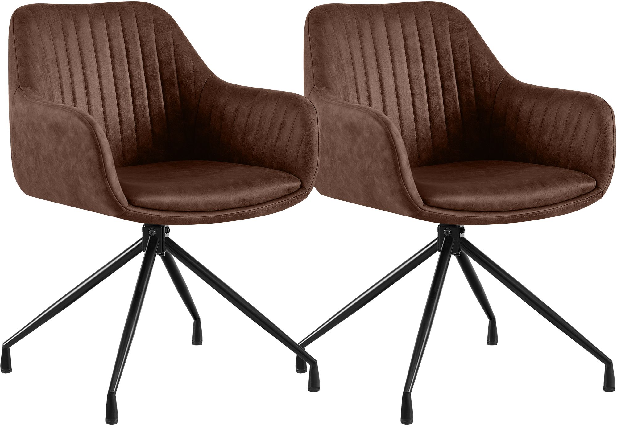 2er Set Esszimmerstuhl Novanis Vintage