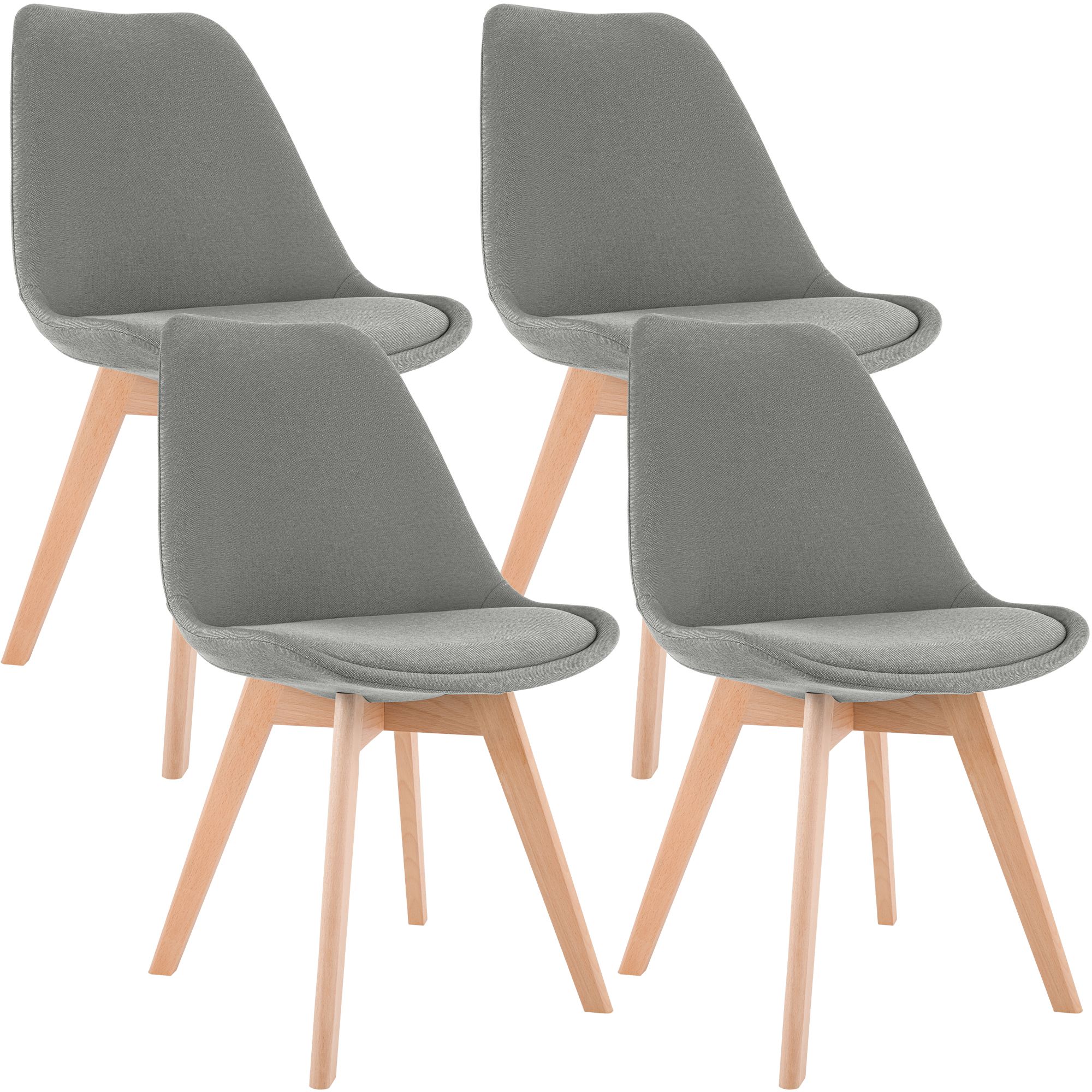 4er Set Stuhl Linares Stoff