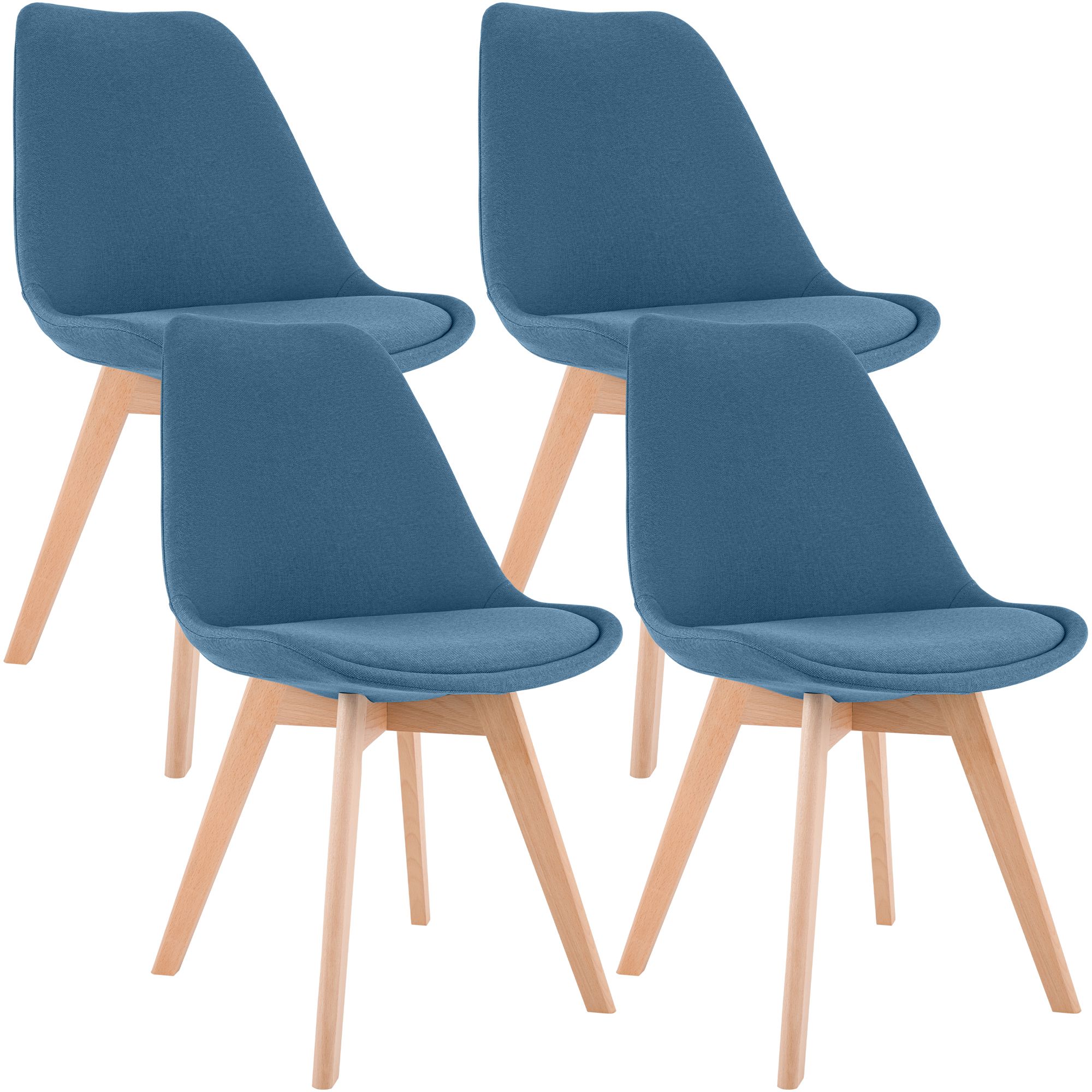 4er Set Stuhl Linares Stoff
