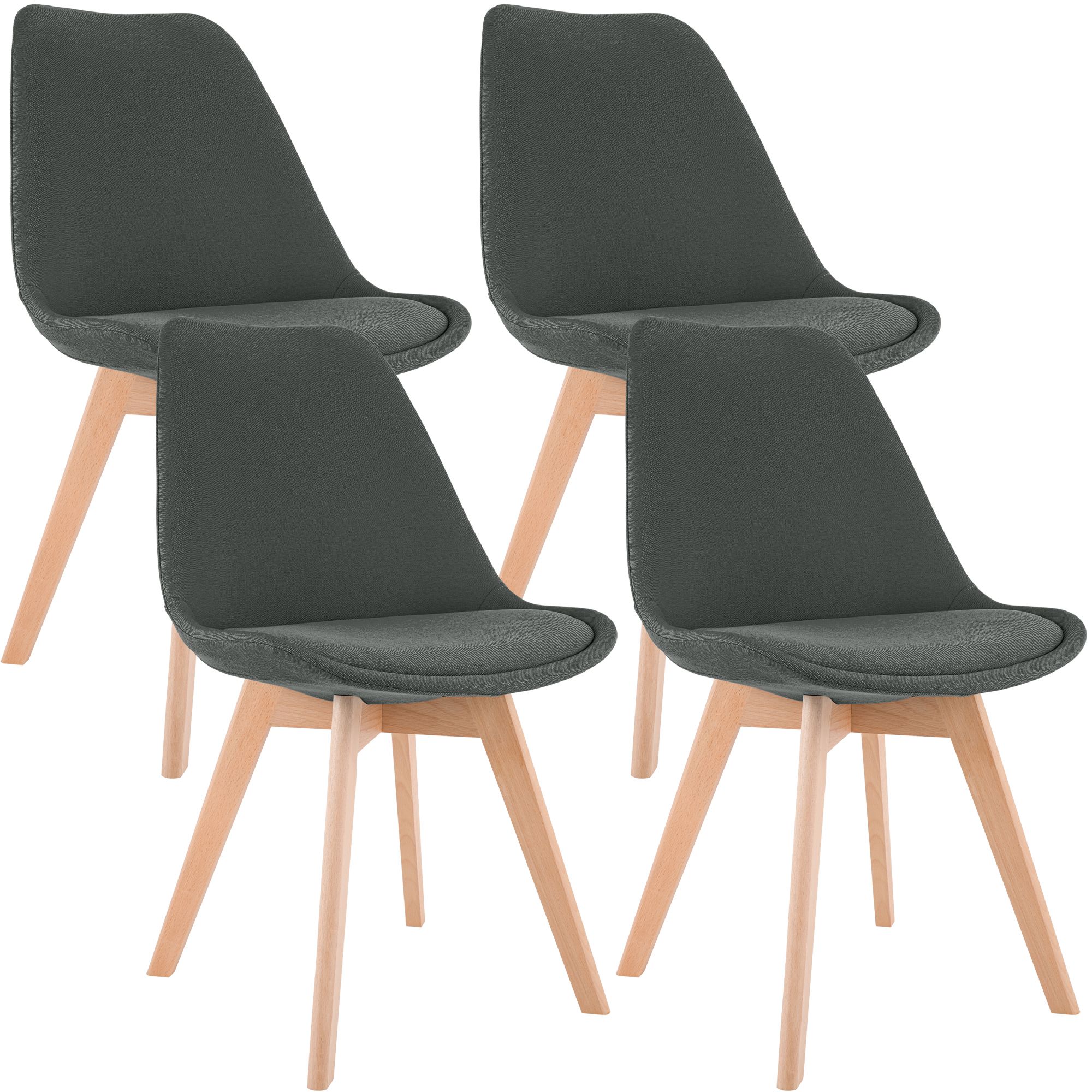 4er Set Stuhl Linares Stoff