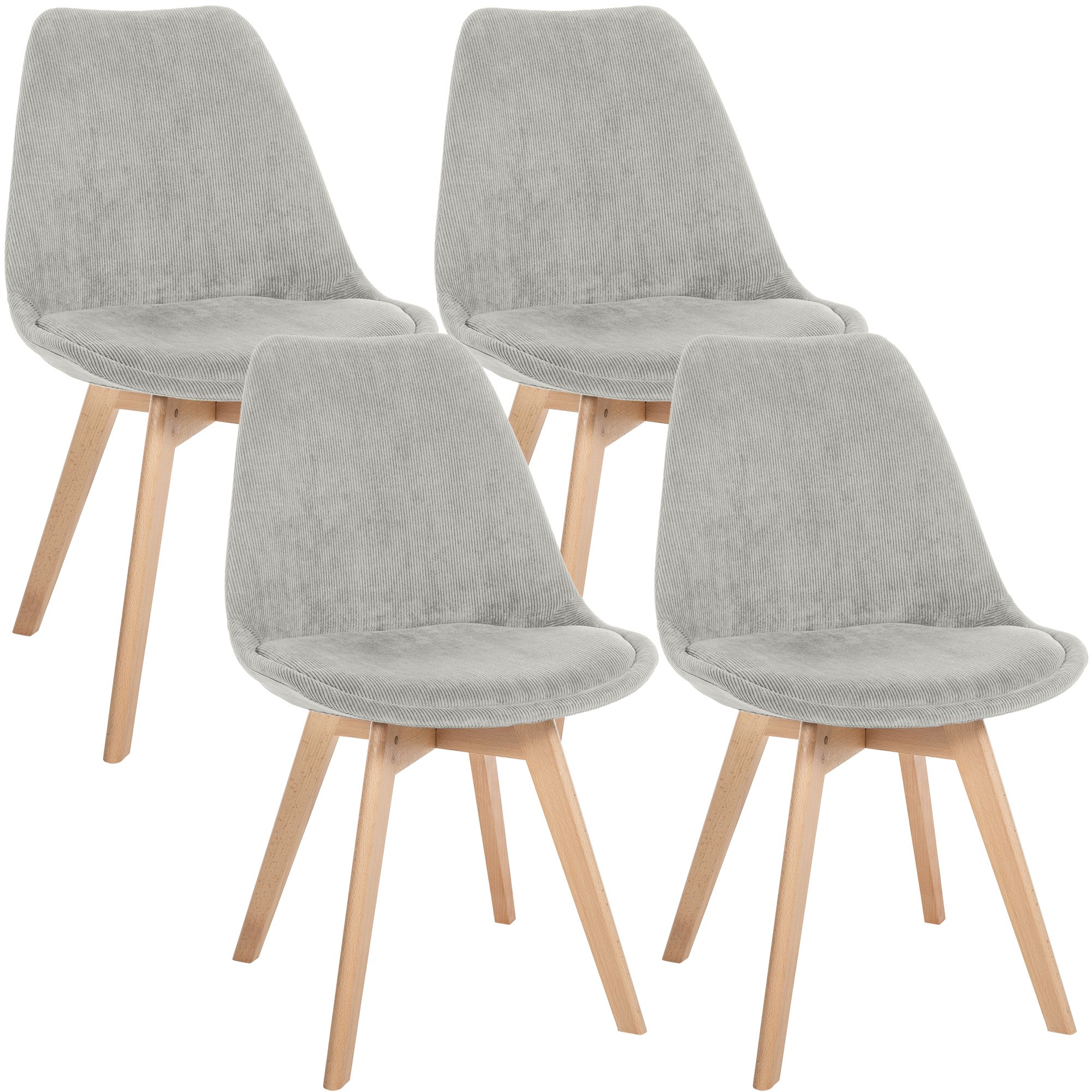 4er Set Stuhl Linares Cord