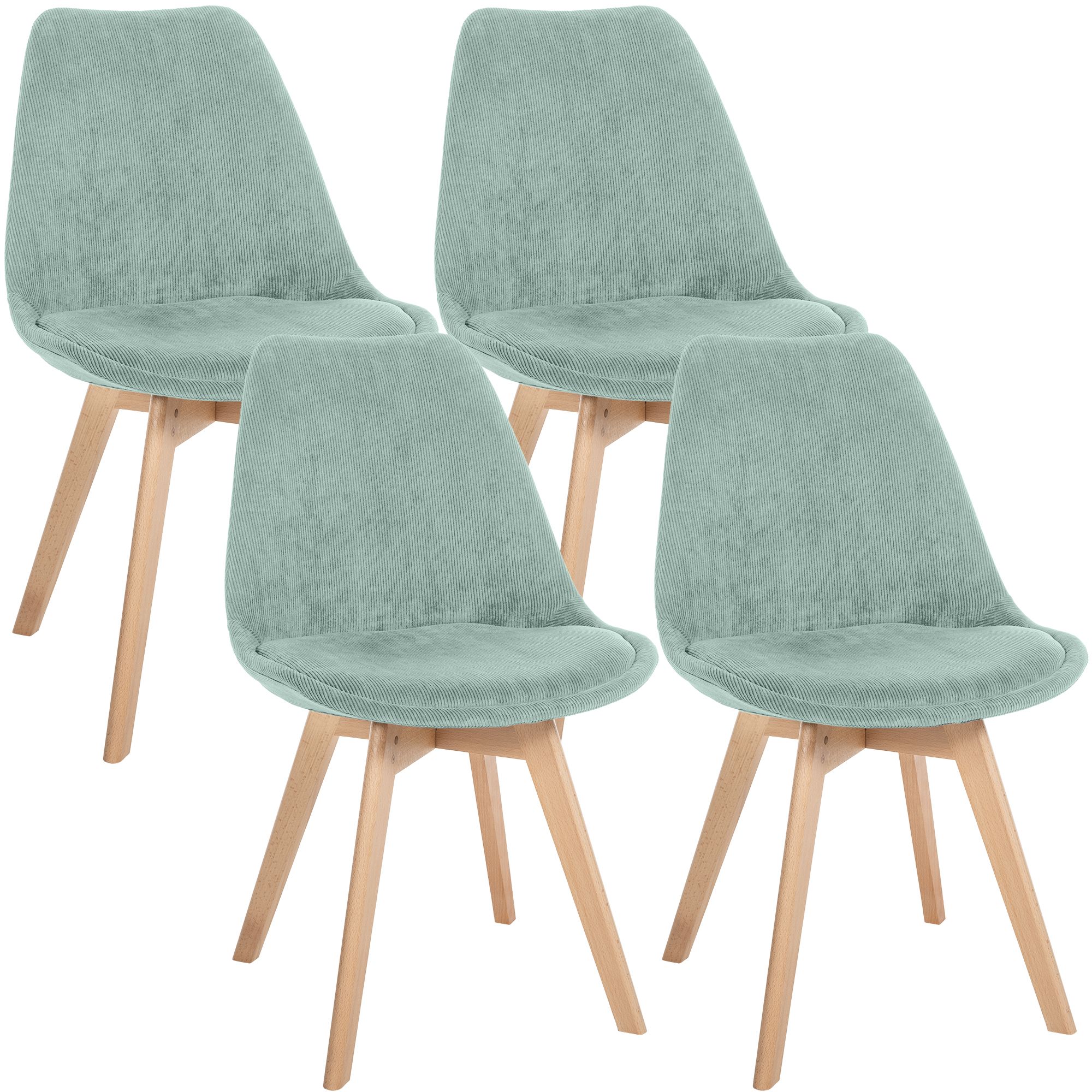 4er Set Stuhl Linares Cord