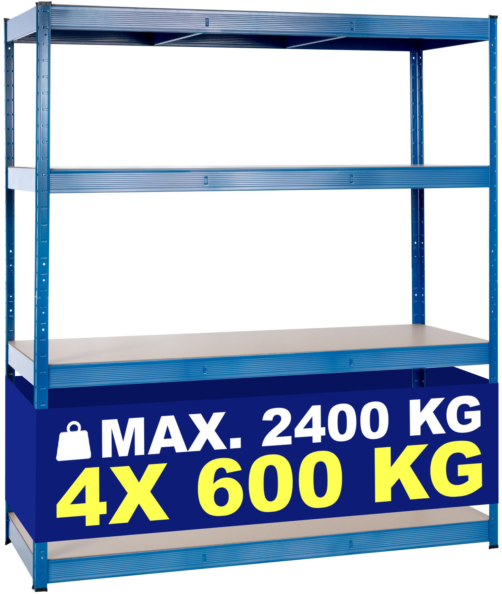 Schwerlastregal 160x60x180 cm