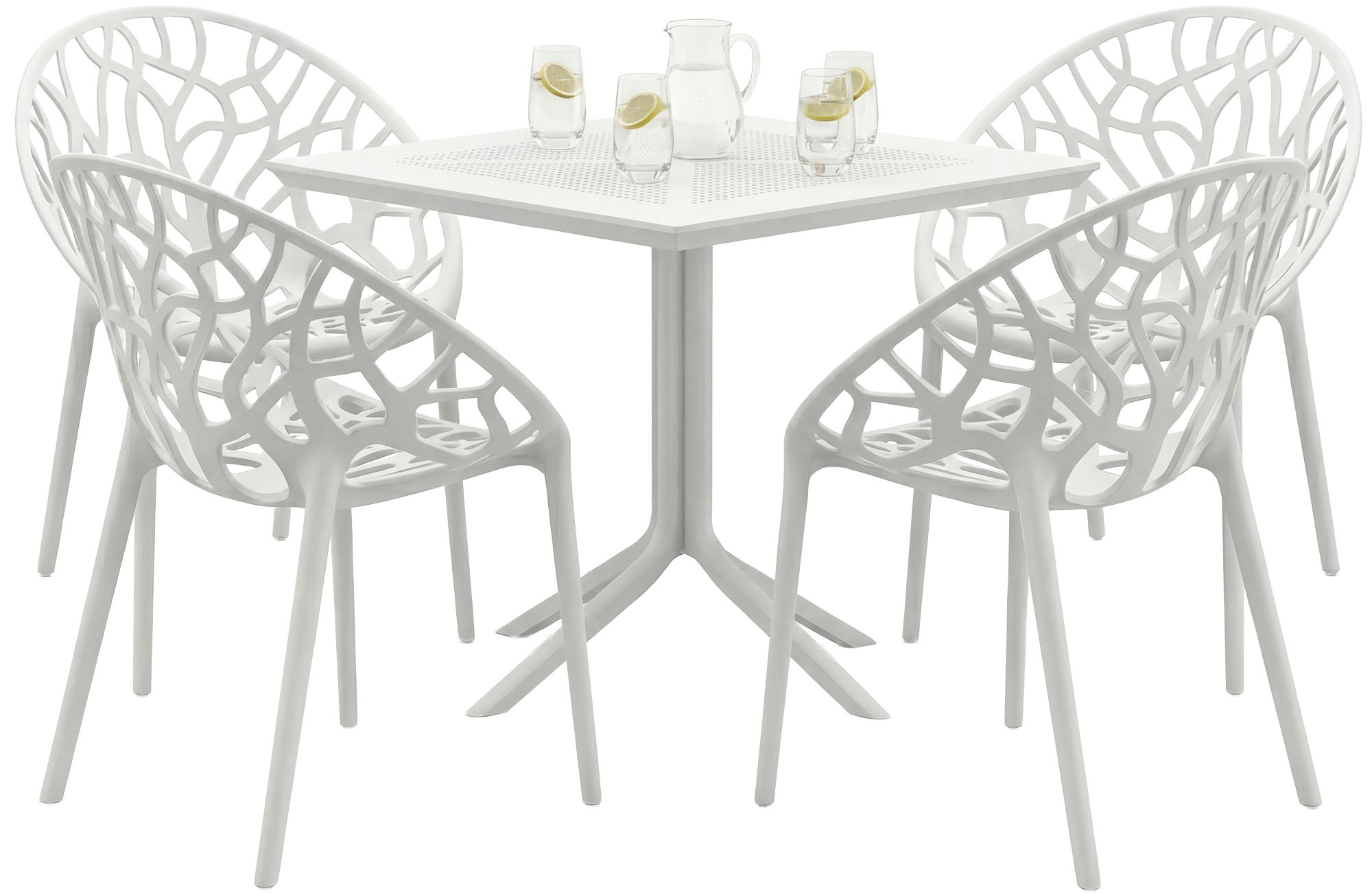 Gartenmöbel-Set Avara mit 4 Stühlen