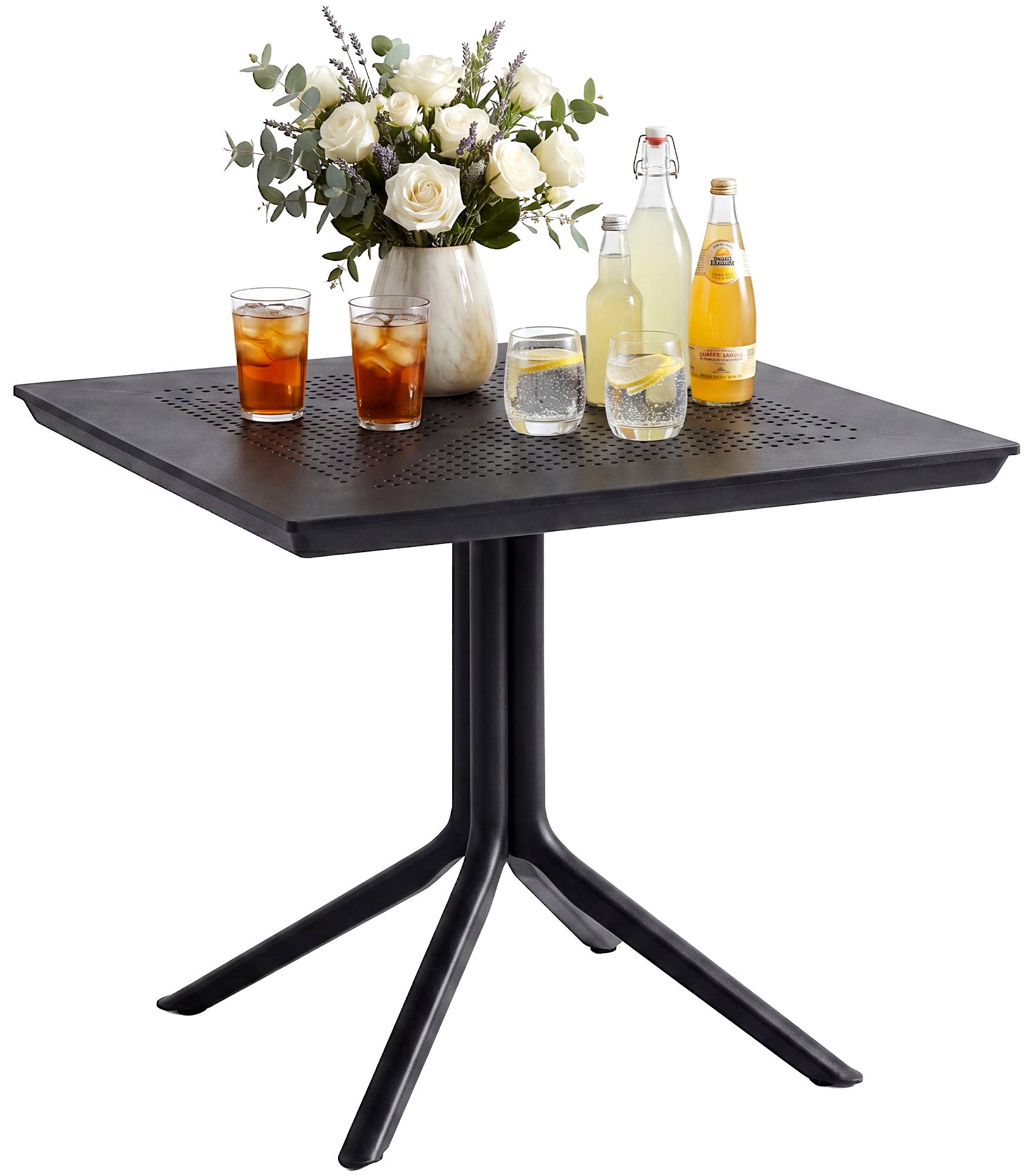 Tisch Lenval 80x80 cm – Schwarz