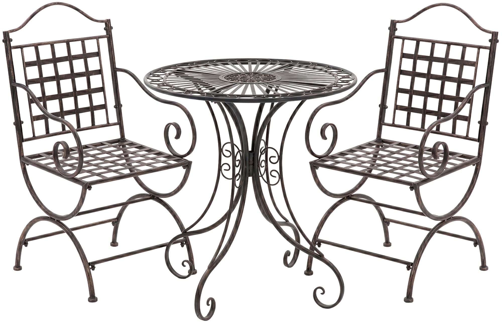Gartenmöbel-Set Viro mit 2 Stühlen