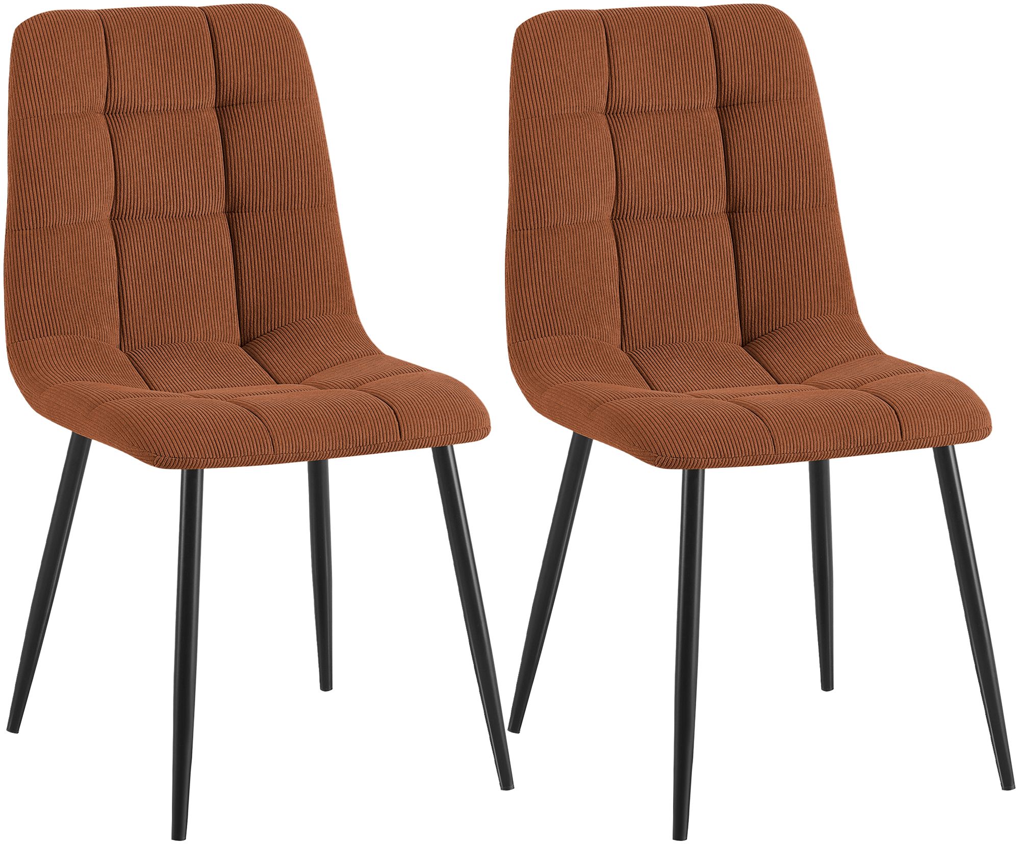2er Set Esszimmerstuhl Tilde Cord