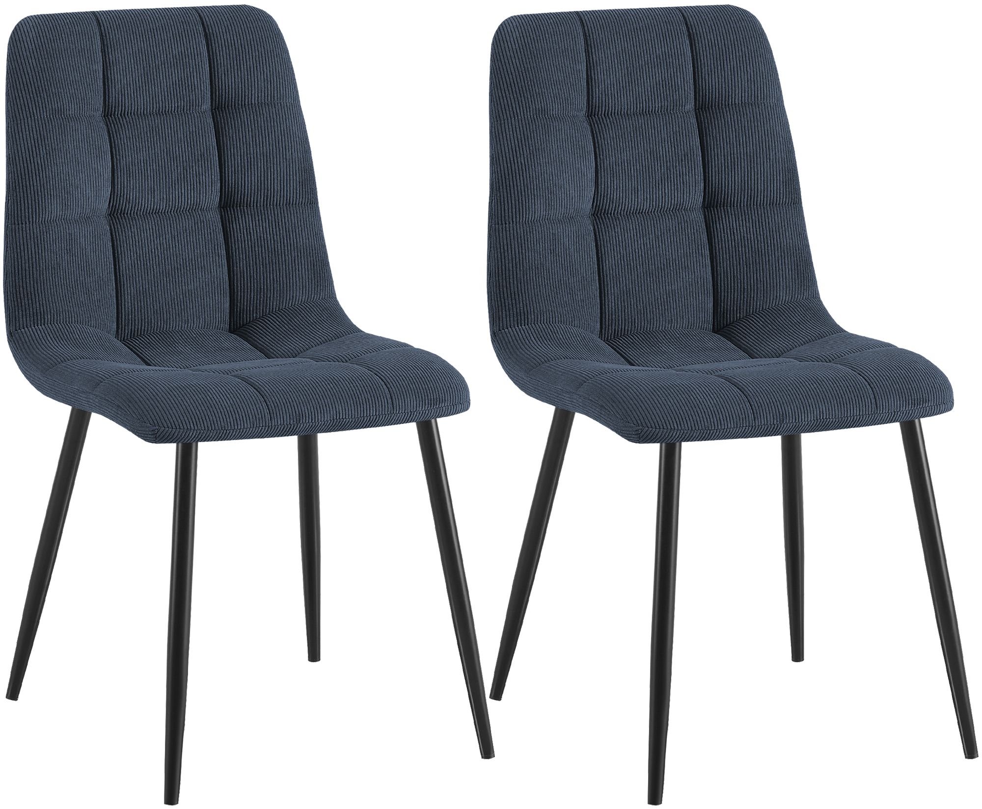 2er Set Esszimmerstuhl Tilde Cord