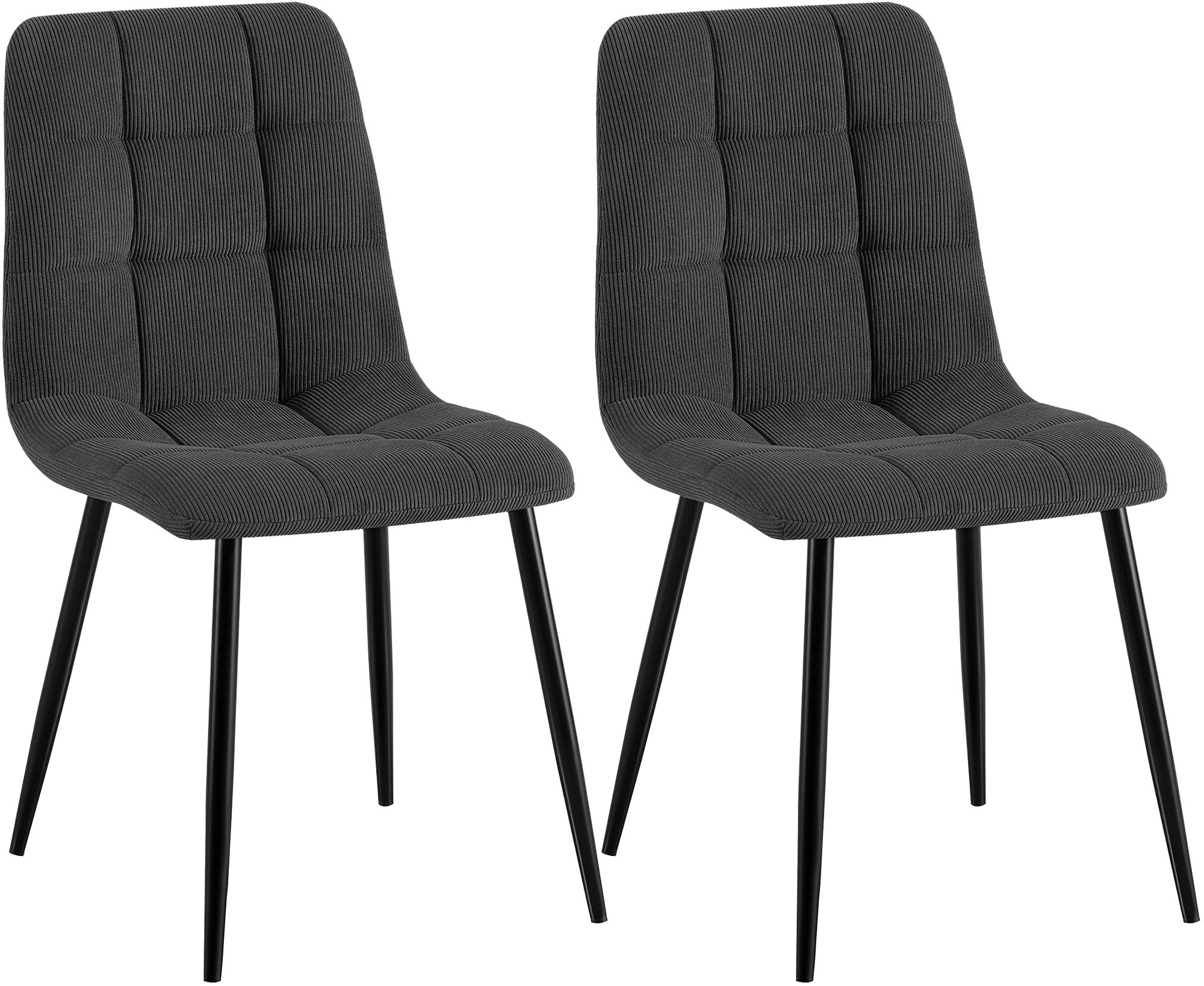 2er Set Esszimmerstuhl Tilde Cord