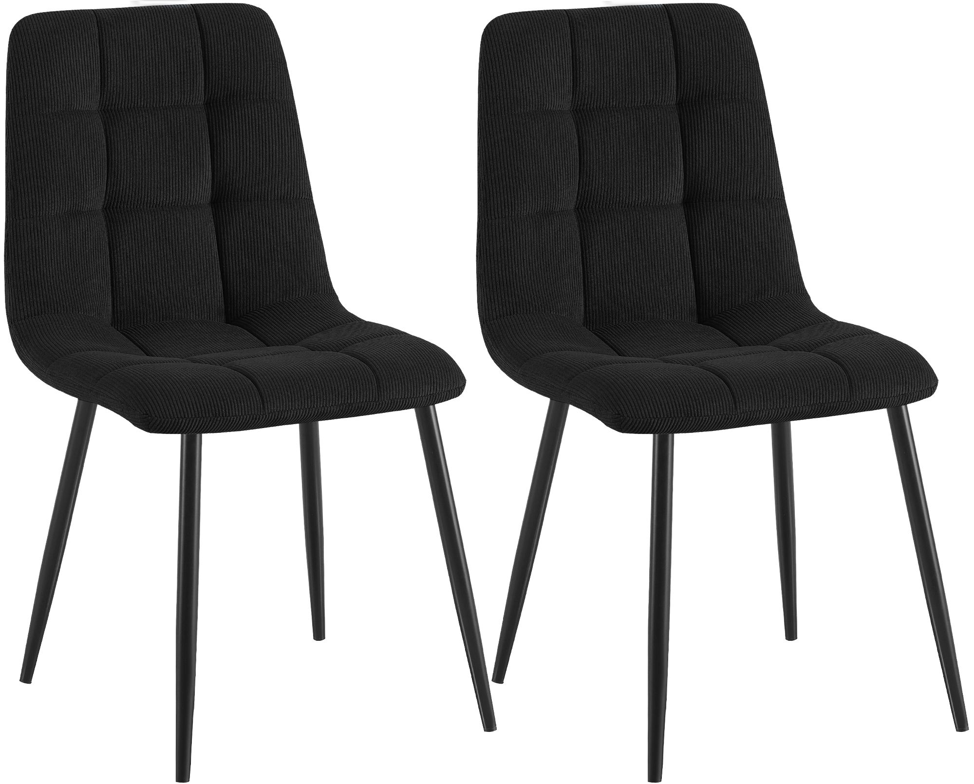 2er Set Esszimmerstuhl Tilde Cord